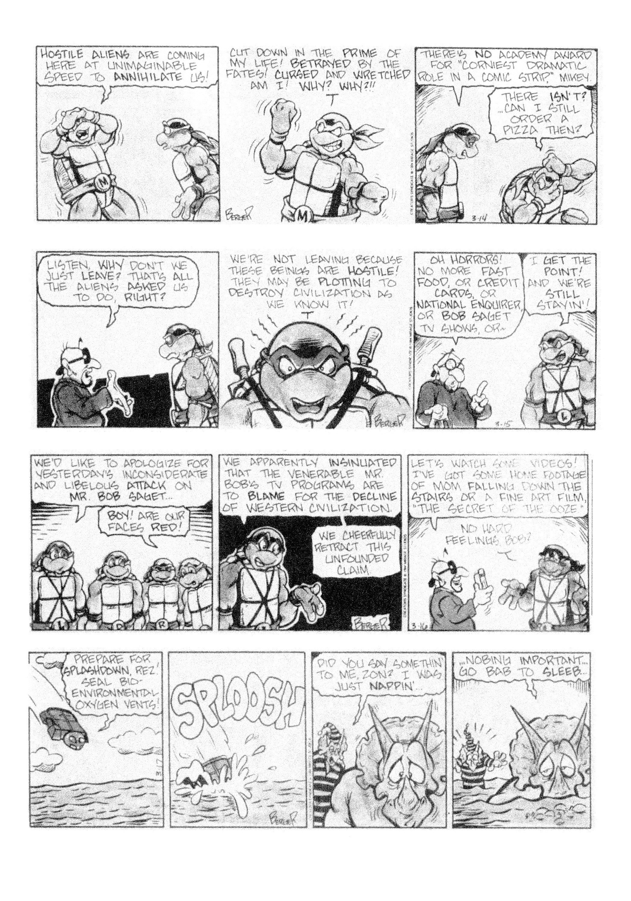 Read online Teenage Mutant Ninja Turtles: Complete Newspaper Daily Comic Strip Collection comic -  Issue # TPB 3 (Part 1) - 15