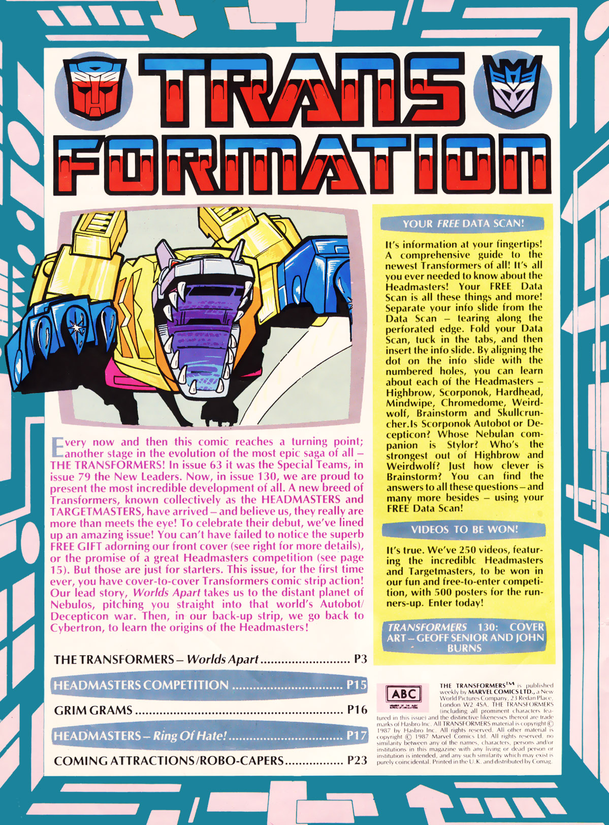 Read online The Transformers (UK) comic -  Issue #130 - 2