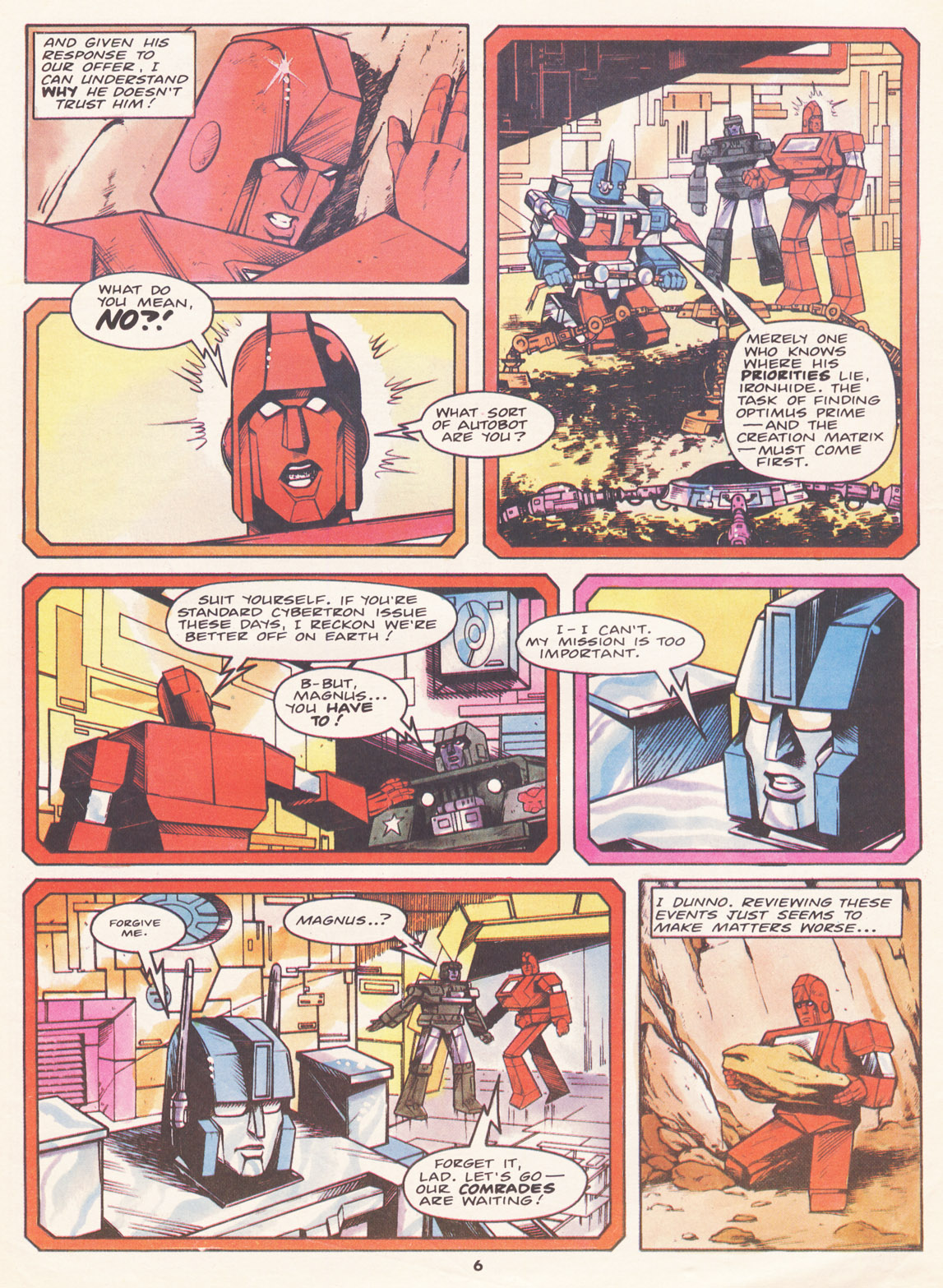 Read online The Transformers (UK) comic -  Issue #81 - 6