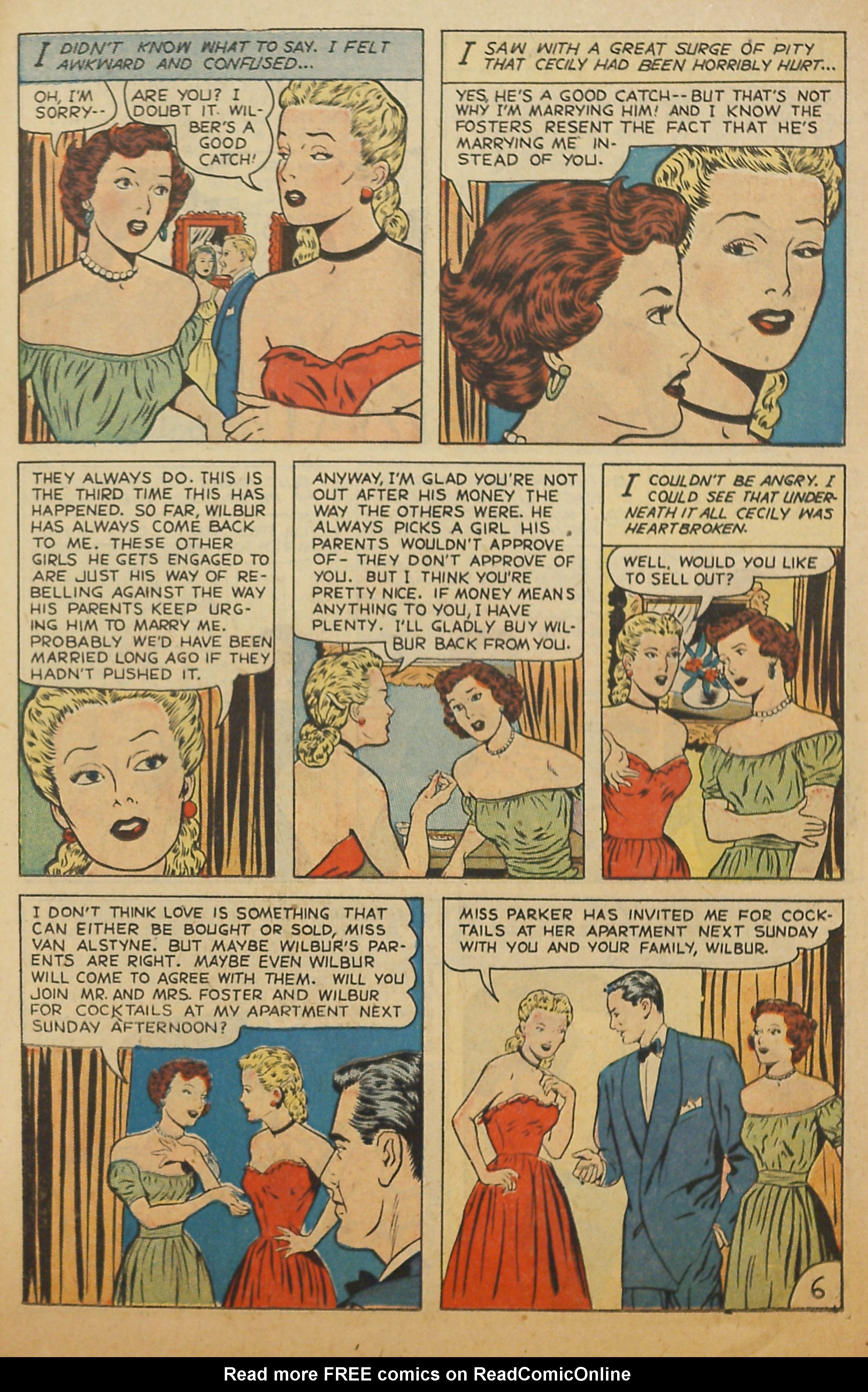 Read online Glamorous Romances comic -  Issue #46 - 23