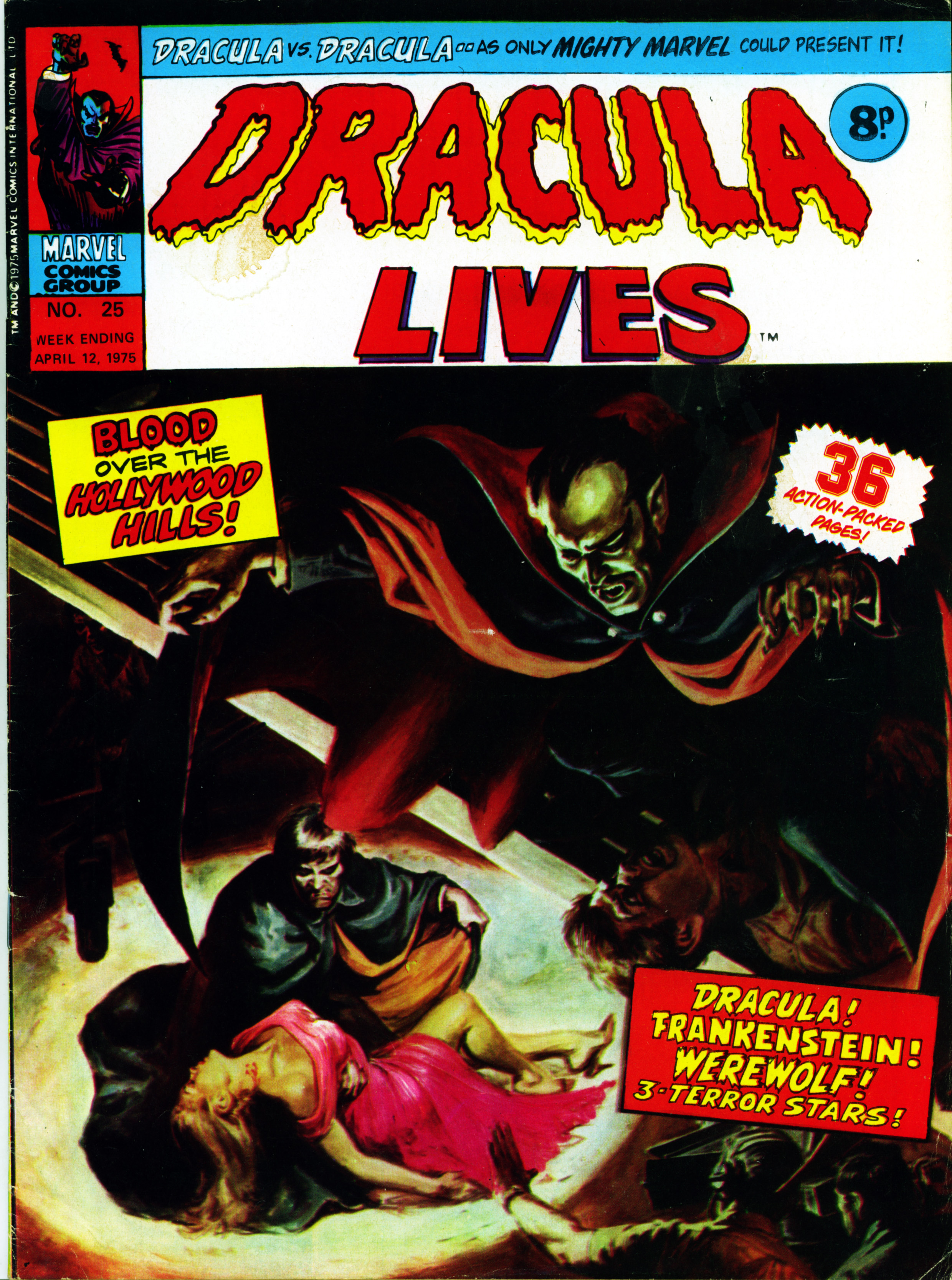 Read online Dracula Lives (1974) comic -  Issue #25 - 1
