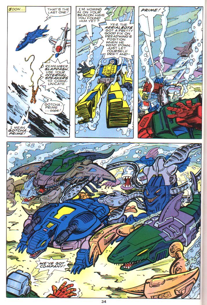 Read online The Transformers Annual comic -  Issue #1989 - 32