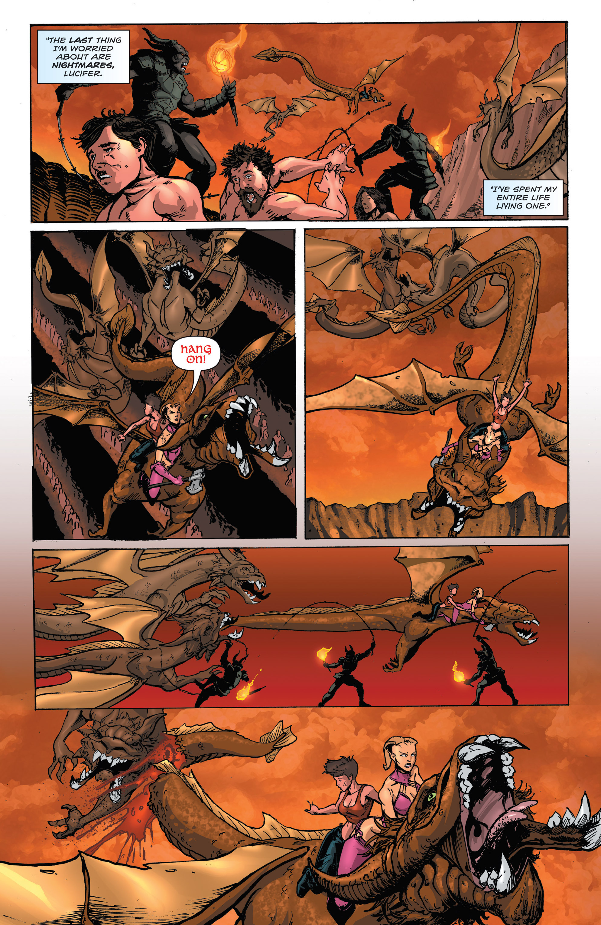 Read online Grimm Fairy Tales presents Inferno: Rings of Hell comic -  Issue #3 - 14