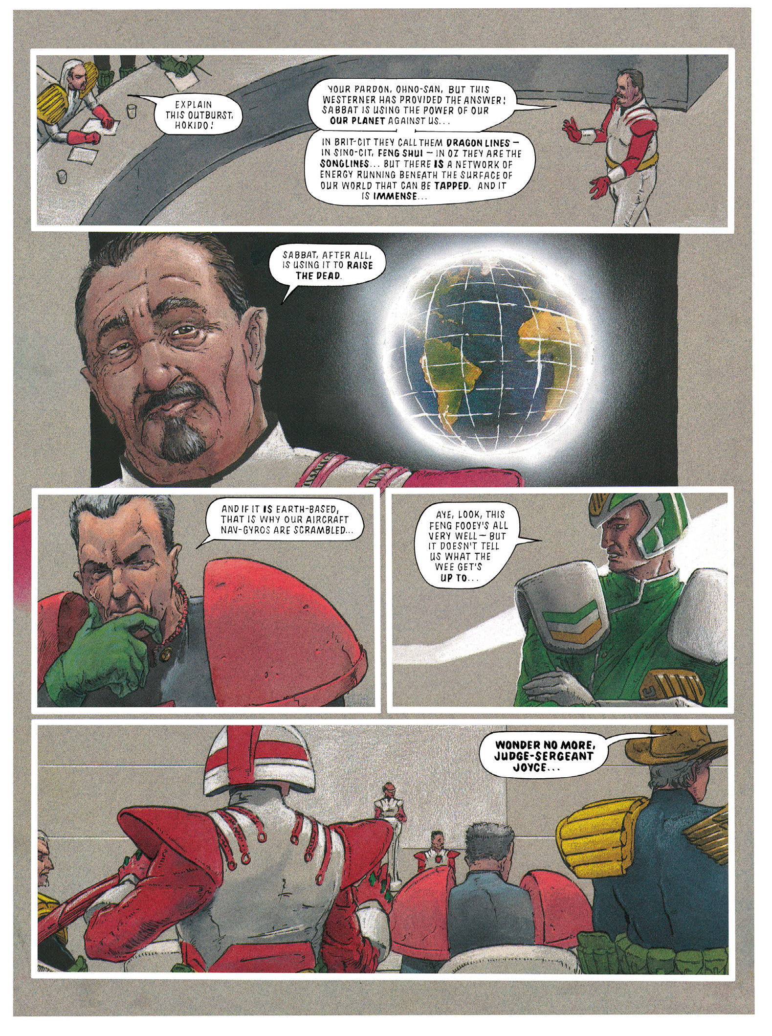 Read online Essential Judge Dredd: Judgement Day comic -  Issue # TPB - 83