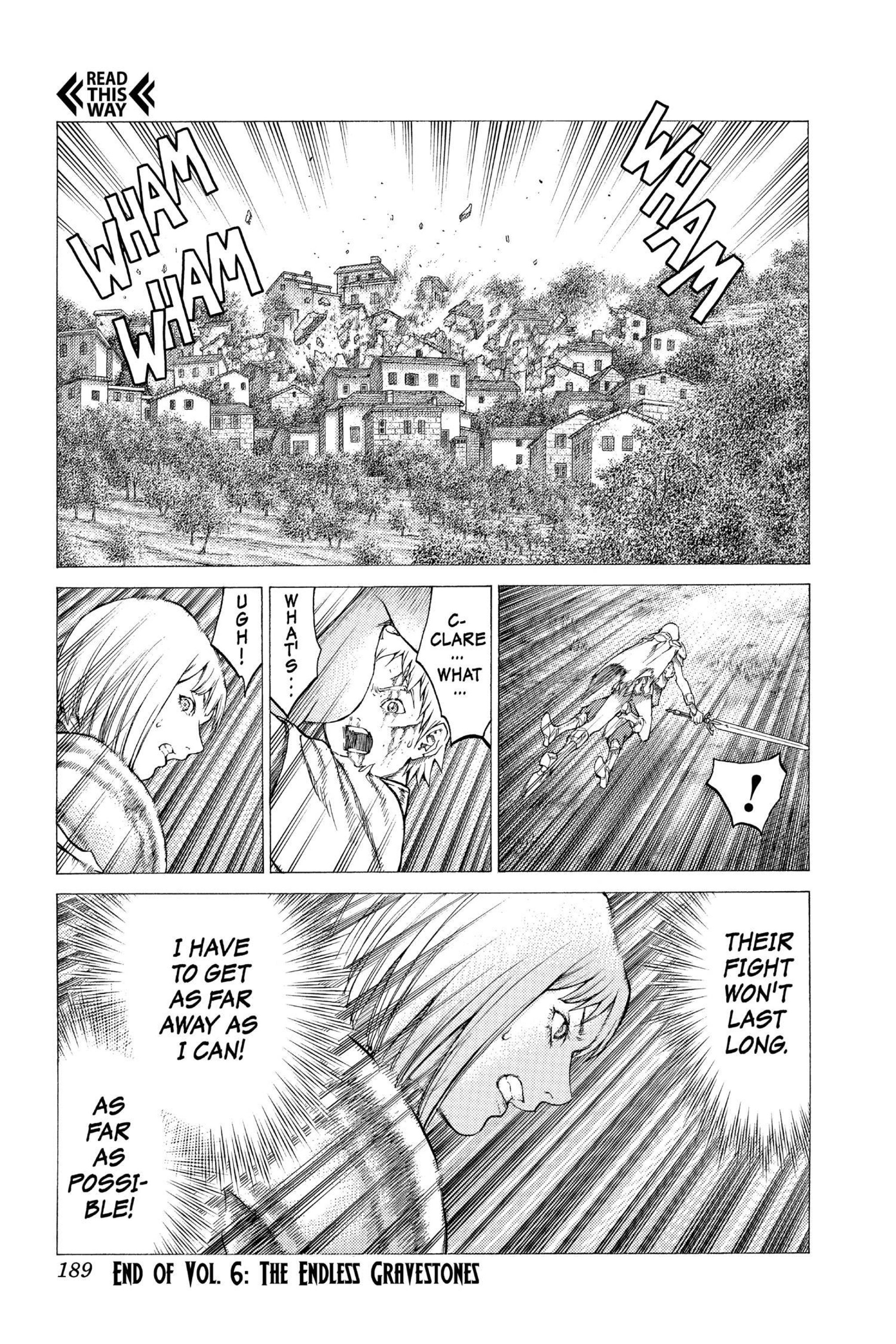 Read online Claymore comic -  Issue #6 - 178