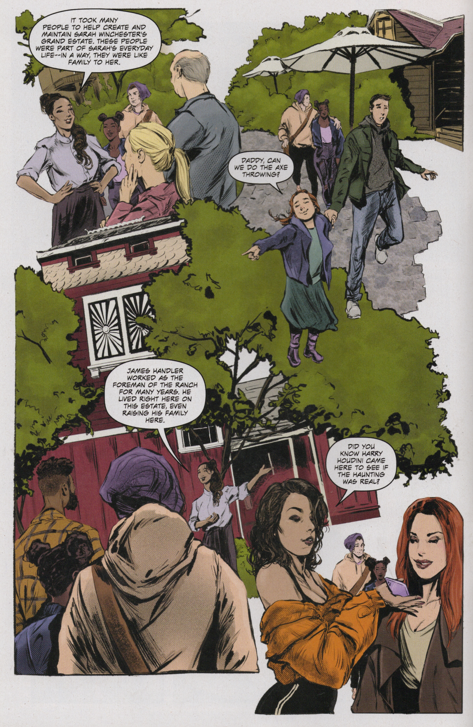 Read online Free Comic Book Day 2022 comic -  Issue # Source Point Press The Winchester Mystery House - 4