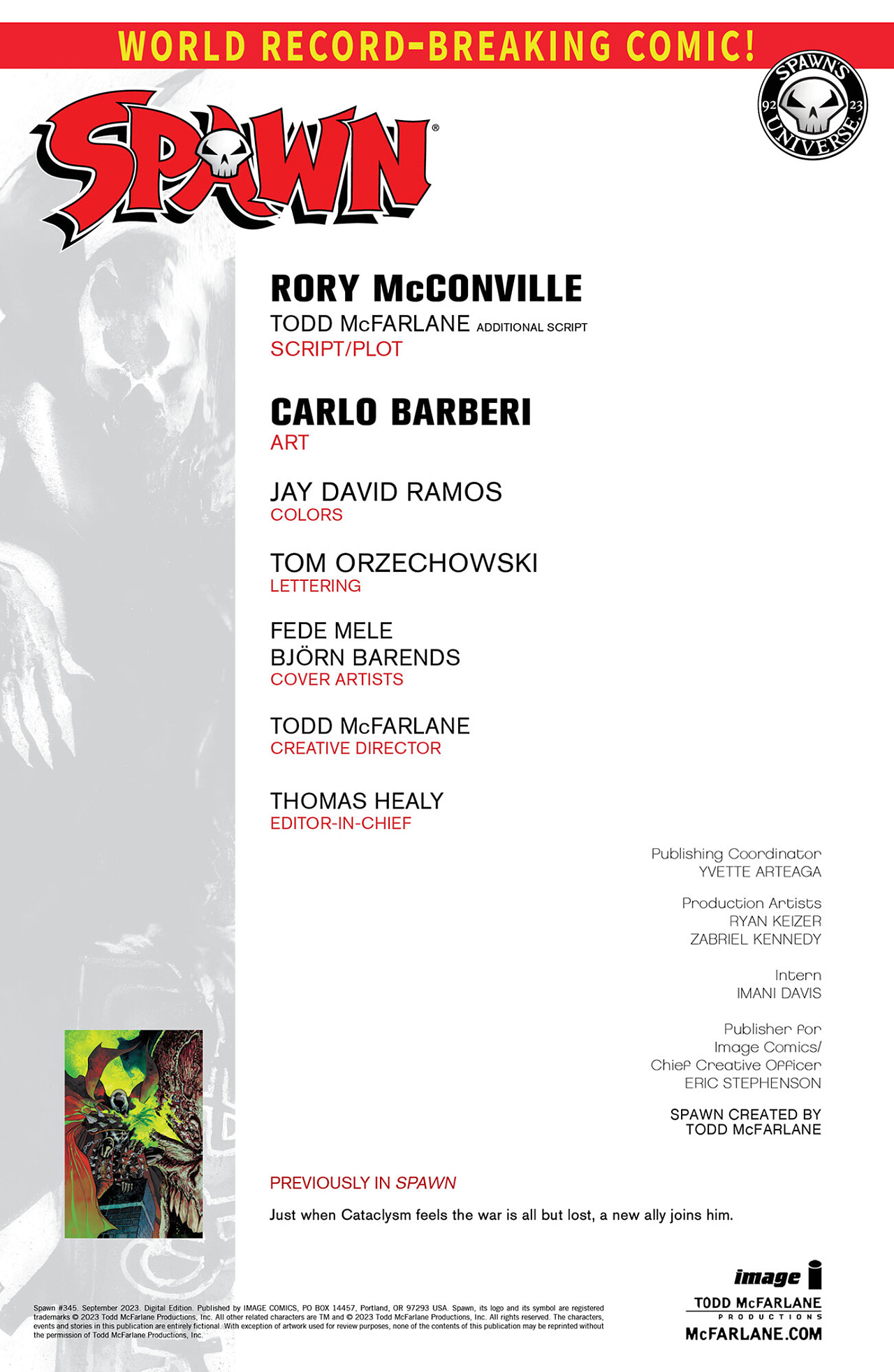 Read online Spawn comic -  Issue #345 - 3