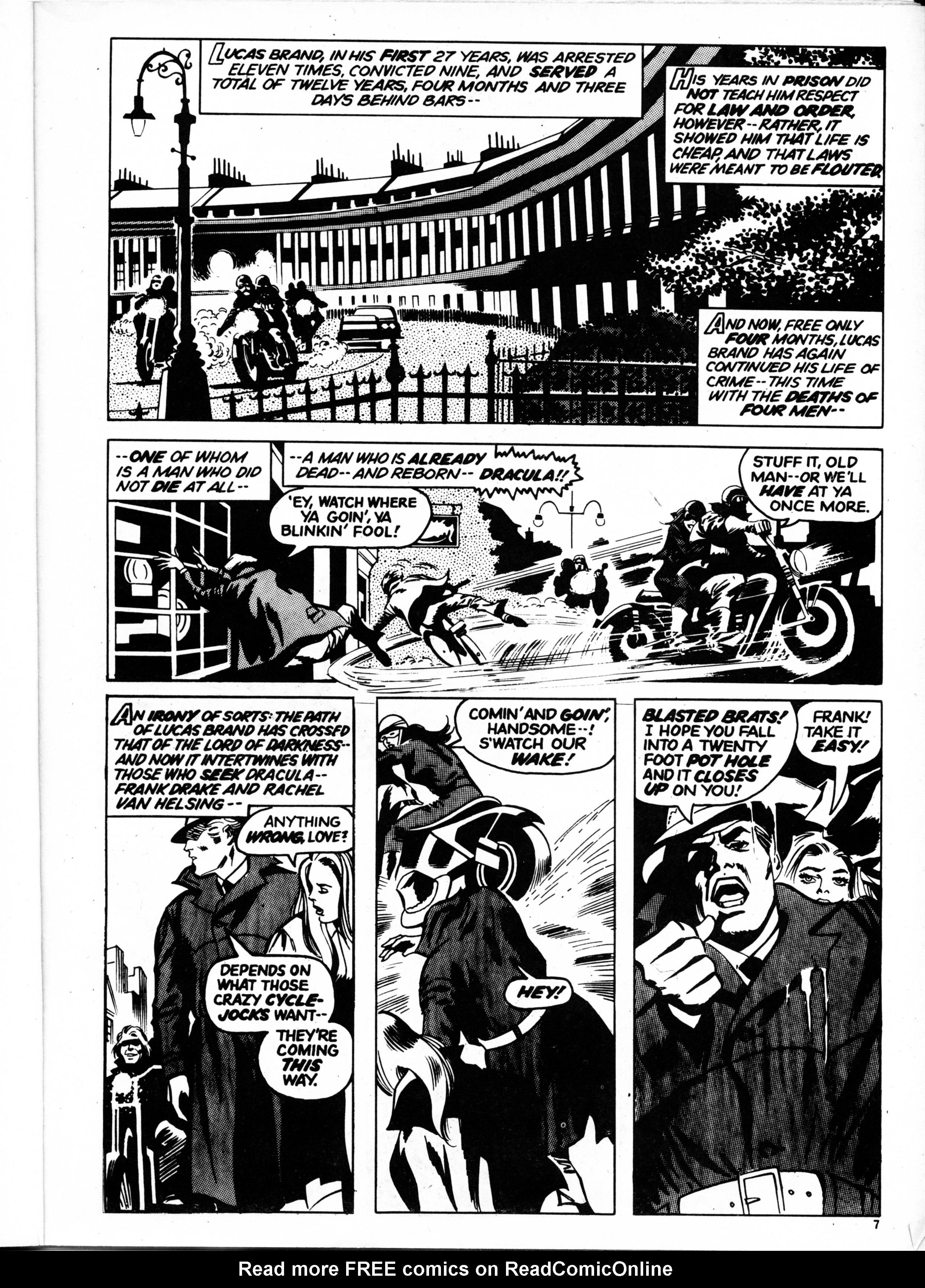 Read online Dracula Lives (1974) comic -  Issue #22 - 7