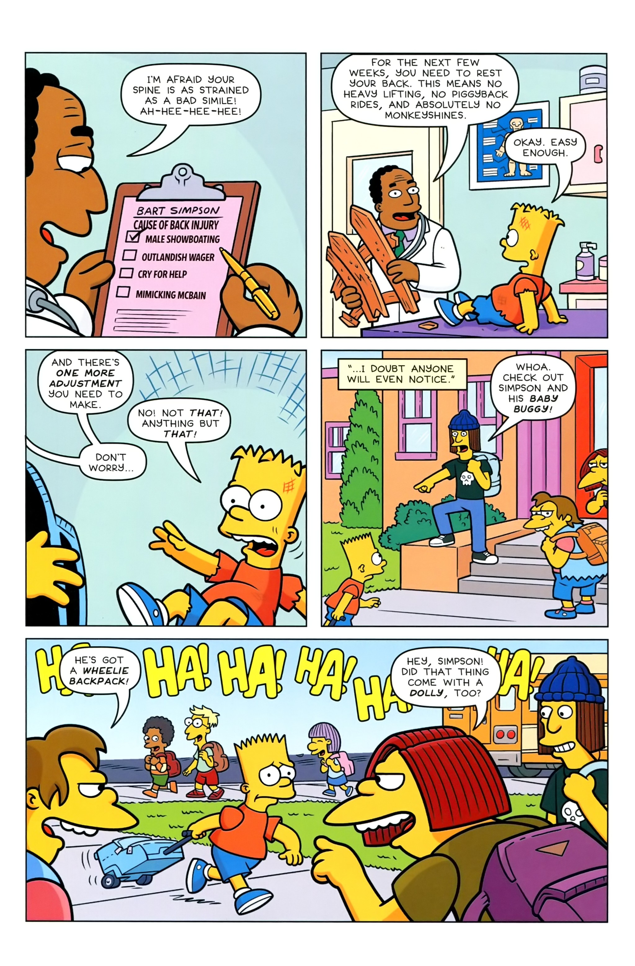 Read online Bongo Comics Free-For-All! comic -  Issue #2017 - 4