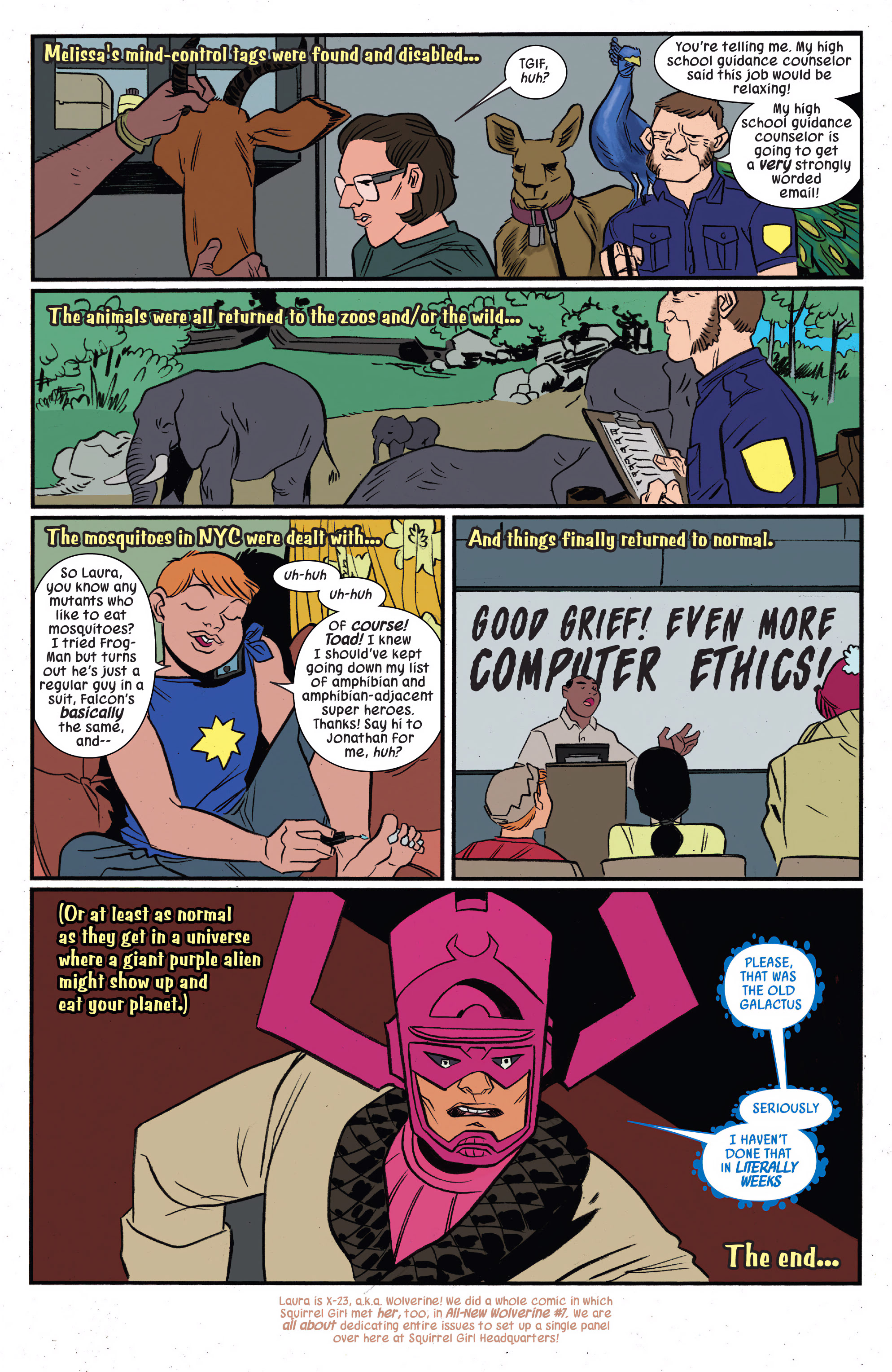 Read online The Unbeatable Squirrel Girl Omnibus comic -  Issue # TPB (Part 9) - 25