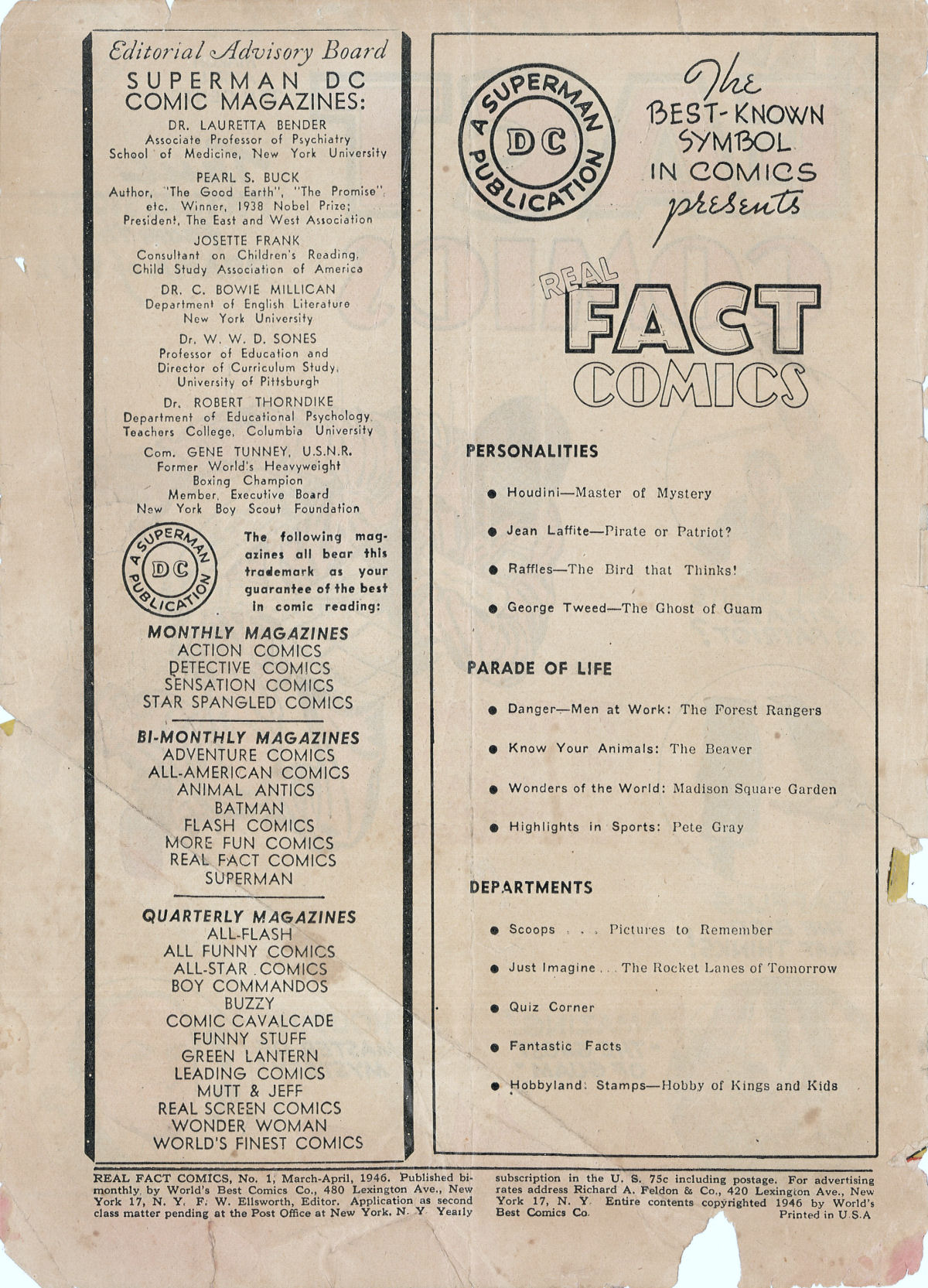 Read online Real Fact Comics comic -  Issue #1 - 3