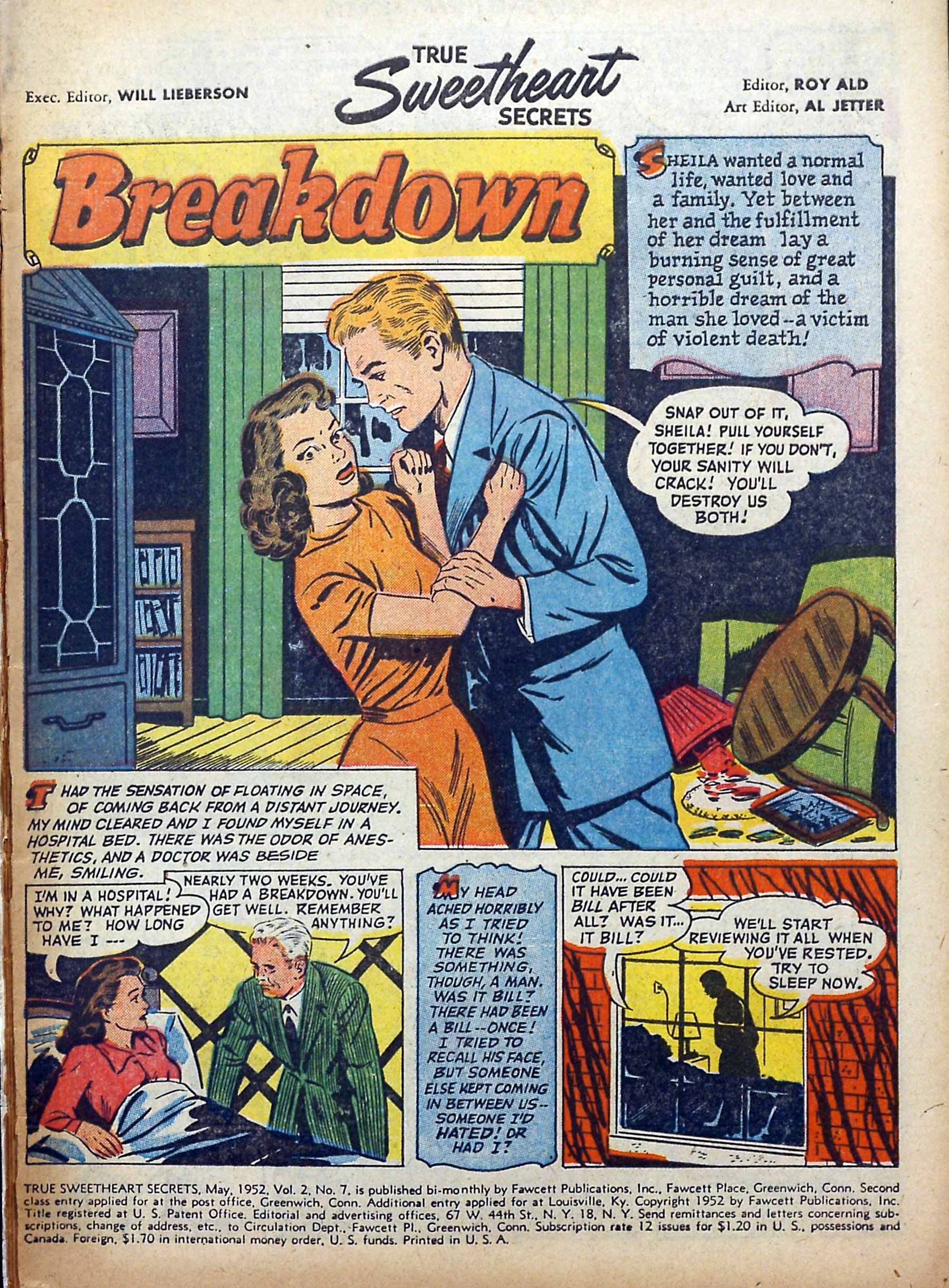 Read online True Sweetheart Secrets comic -  Issue #7 - 3
