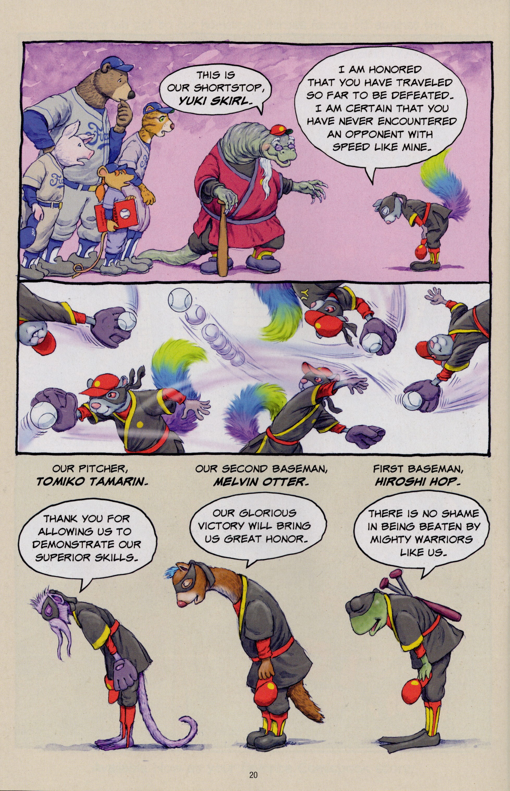 Read online Free Comic Book Day 2022 comic -  Issue # Papercutz Fuzzy Baseball - 20