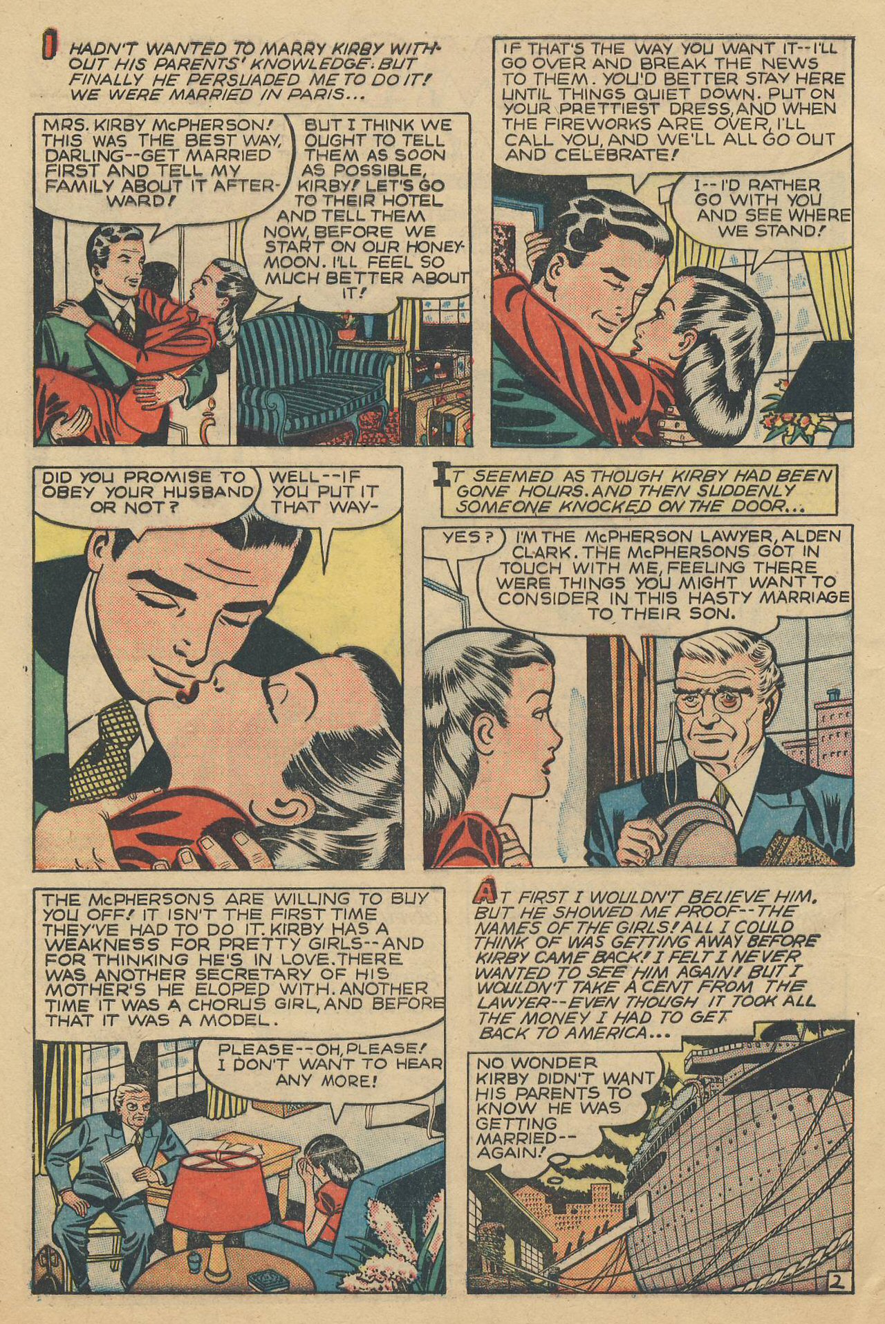 Read online Glamorous Romances comic -  Issue #43 - 4