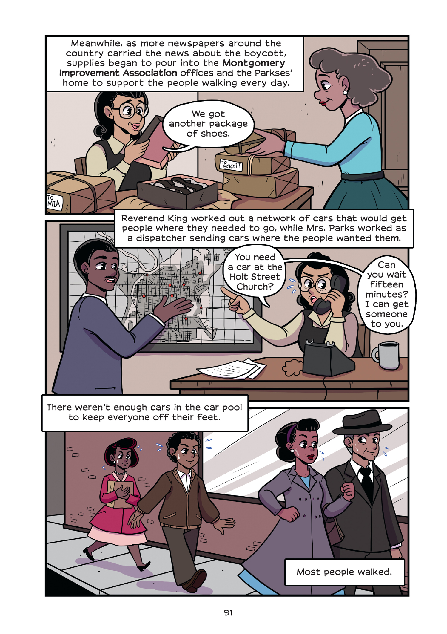 Read online History Comics comic -  Issue # Rosa Parks & Claudette Colvin - Civil Rights Heroes - 96