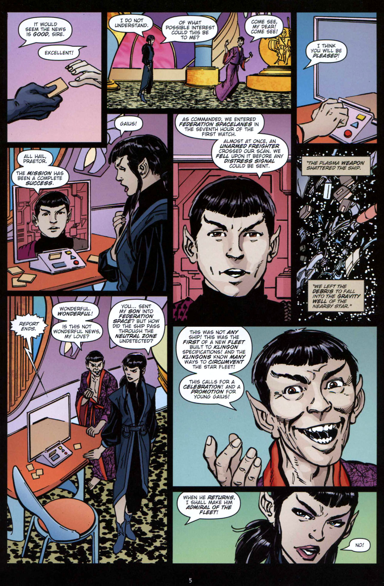 Read online Star Trek: Romulans - The Hollow Crown comic -  Issue #2 - 6