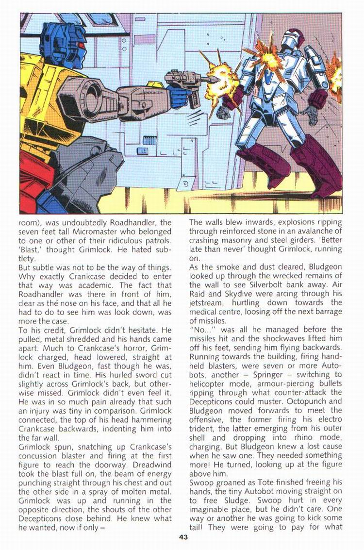 Read online The Transformers Annual comic -  Issue #1991 - 17