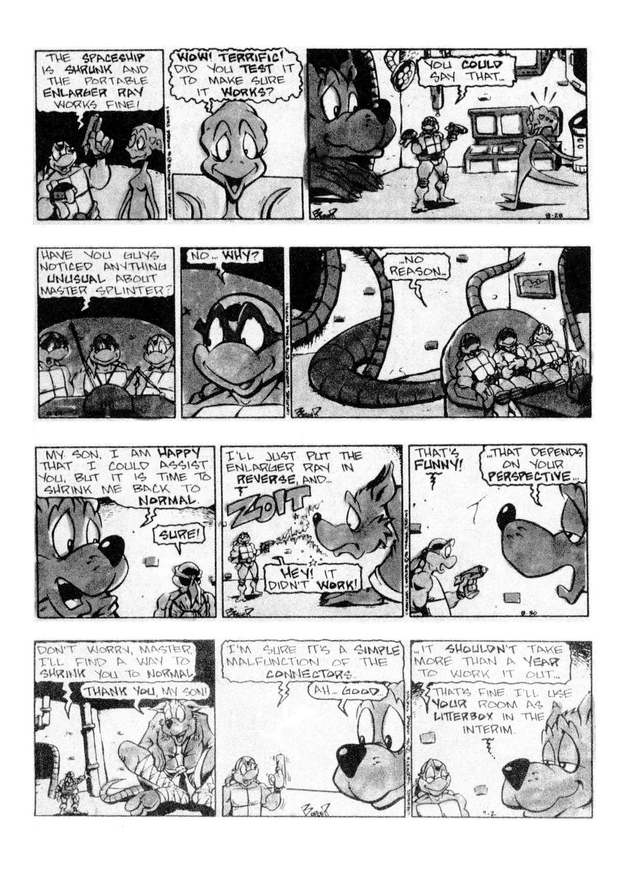 Read online Teenage Mutant Ninja Turtles: Complete Newspaper Daily Comic Strip Collection comic -  Issue # TPB 3 (Part 2) - 79