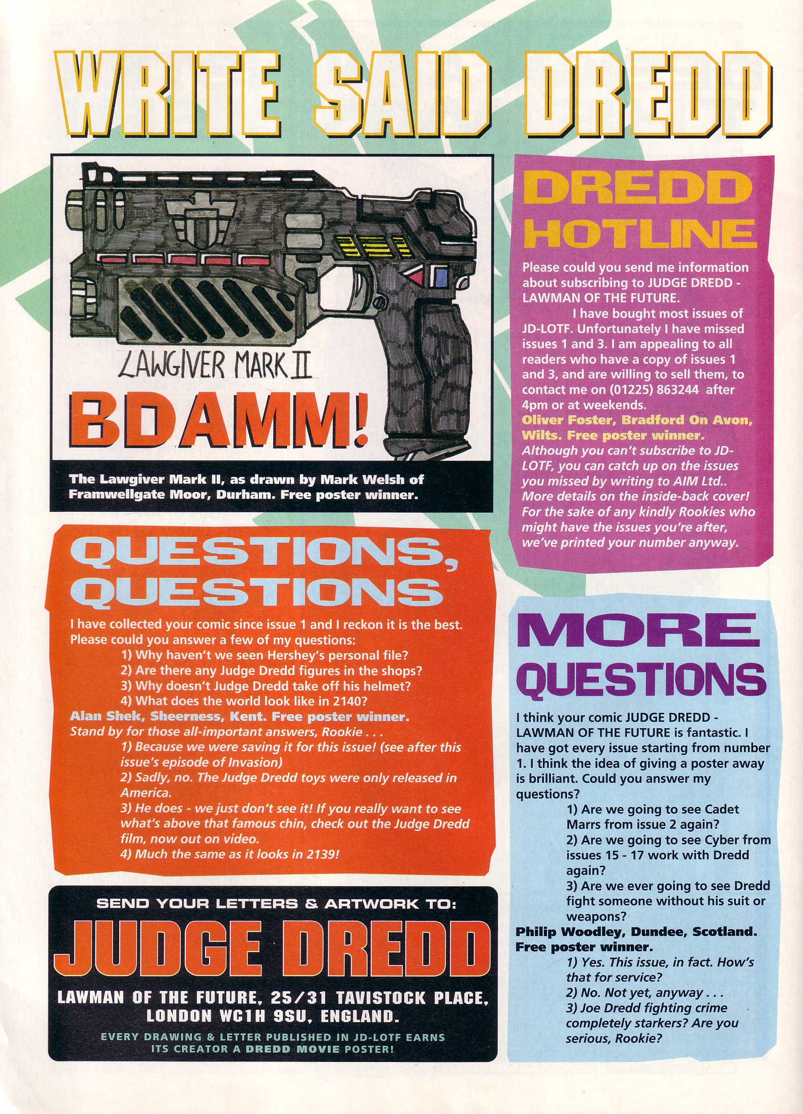 Read online Judge Dredd Lawman of the Future comic -  Issue #21 - 14