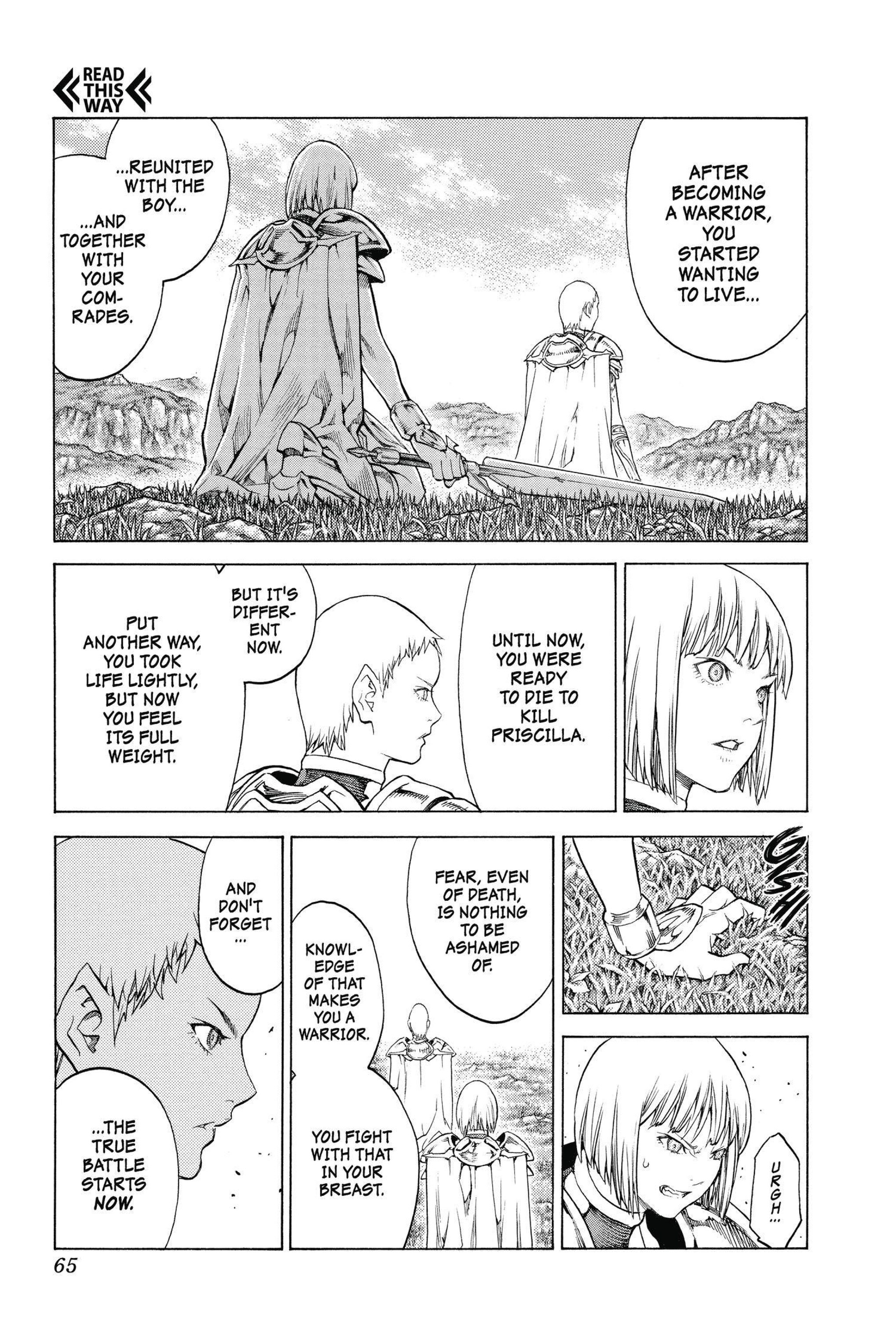 Read online Claymore comic -  Issue #26 - 59