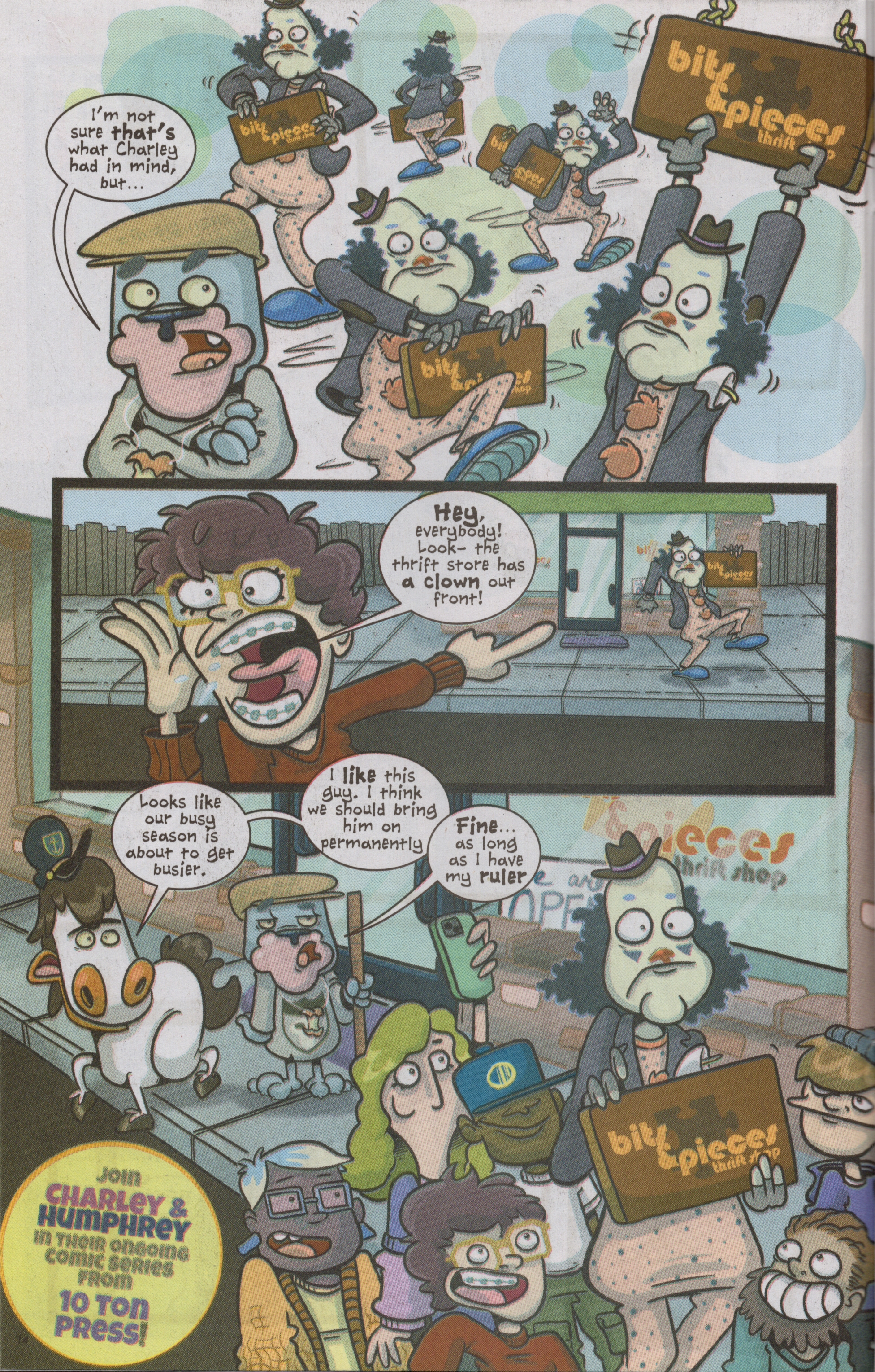 Read online Free Comic Book Day 2022 comic -  Issue # 10 Ton Press 10 Ton Tales - 14