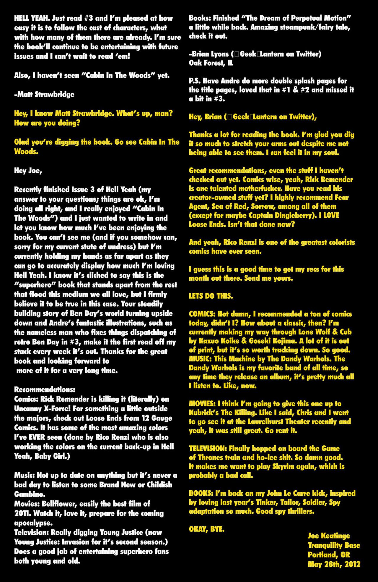 Read online Hell Yeah comic -  Issue #4 - 25