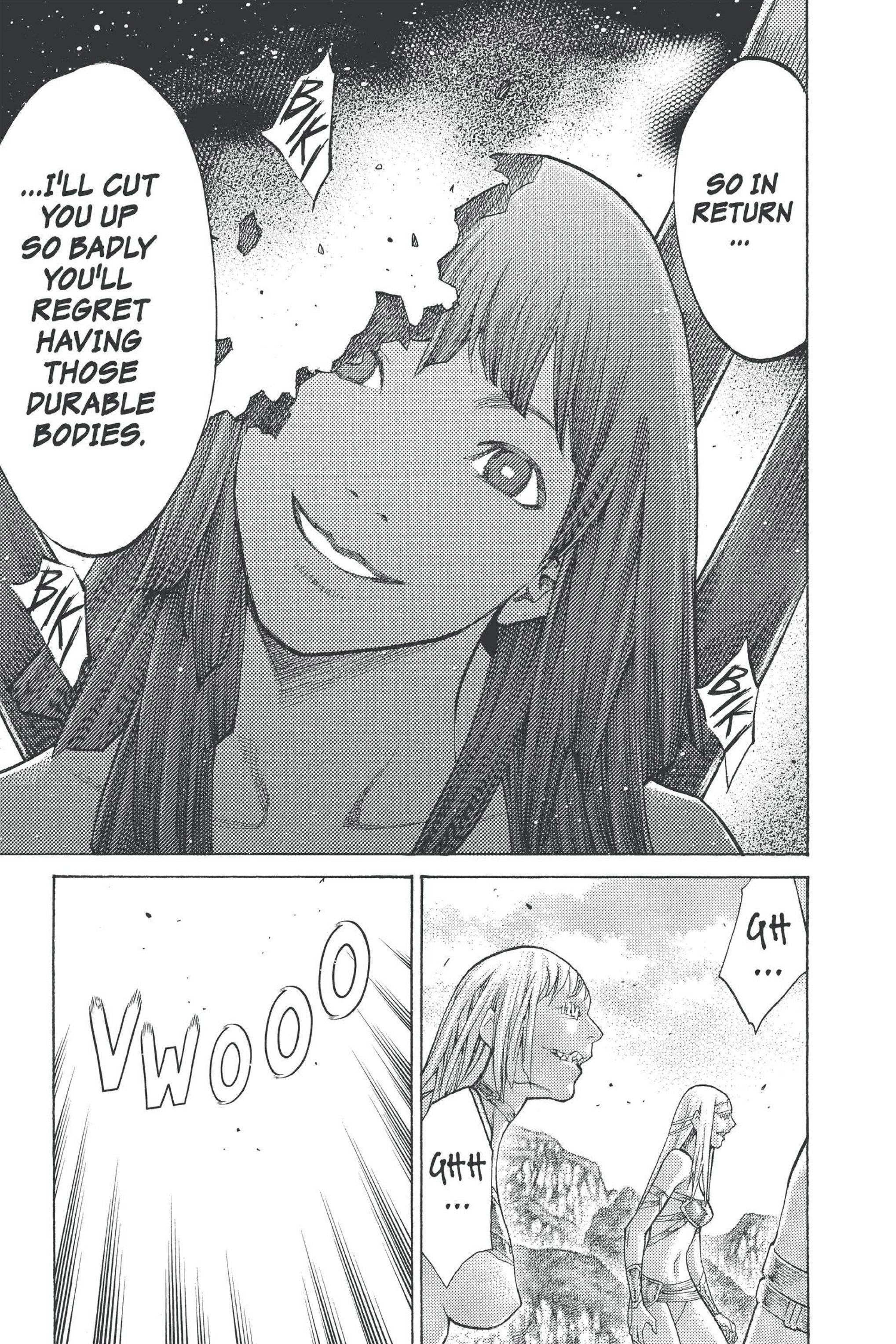 Read online Claymore comic -  Issue #17 - 116
