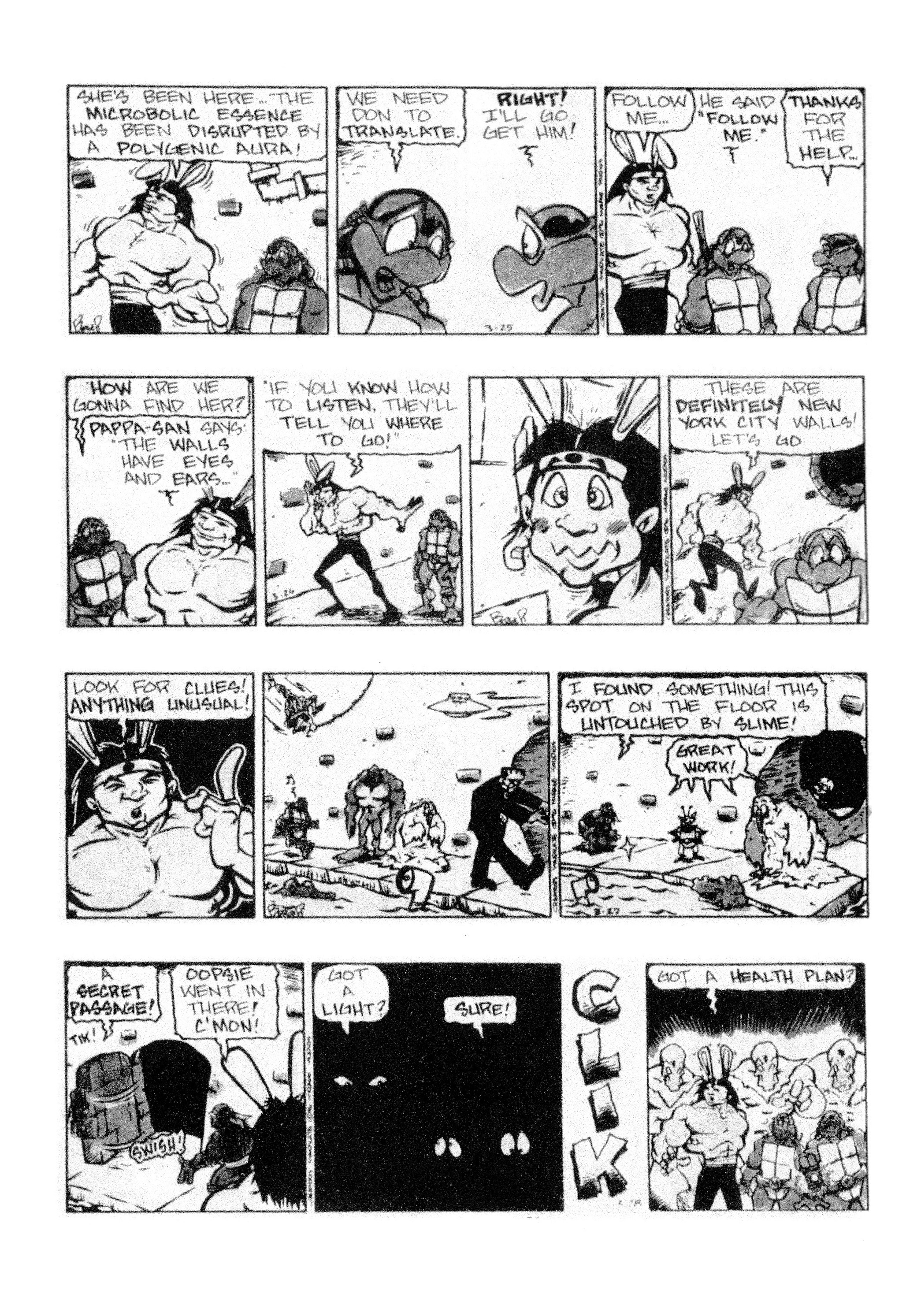 Read online Teenage Mutant Ninja Turtles: Complete Newspaper Daily Comic Strip Collection comic -  Issue # TPB 3 (Part 2) - 50