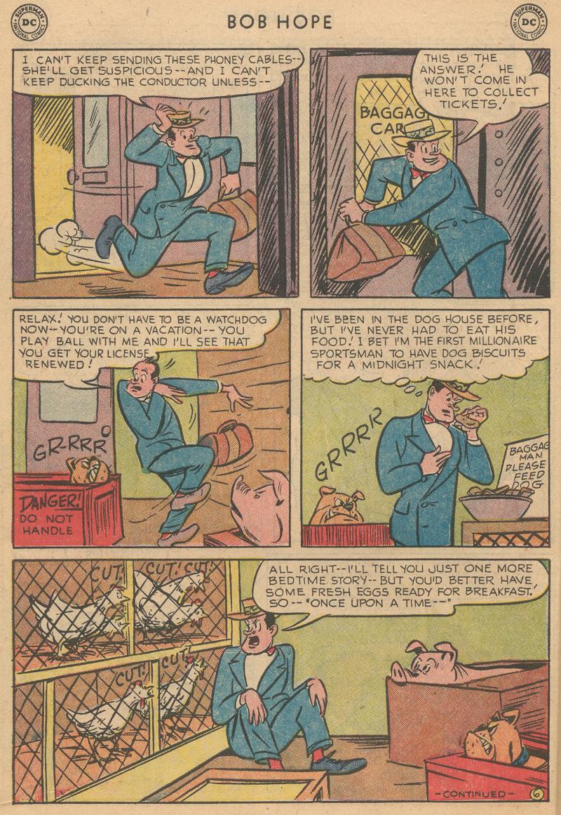 Read online The Adventures of Bob Hope comic -  Issue #18 - 8