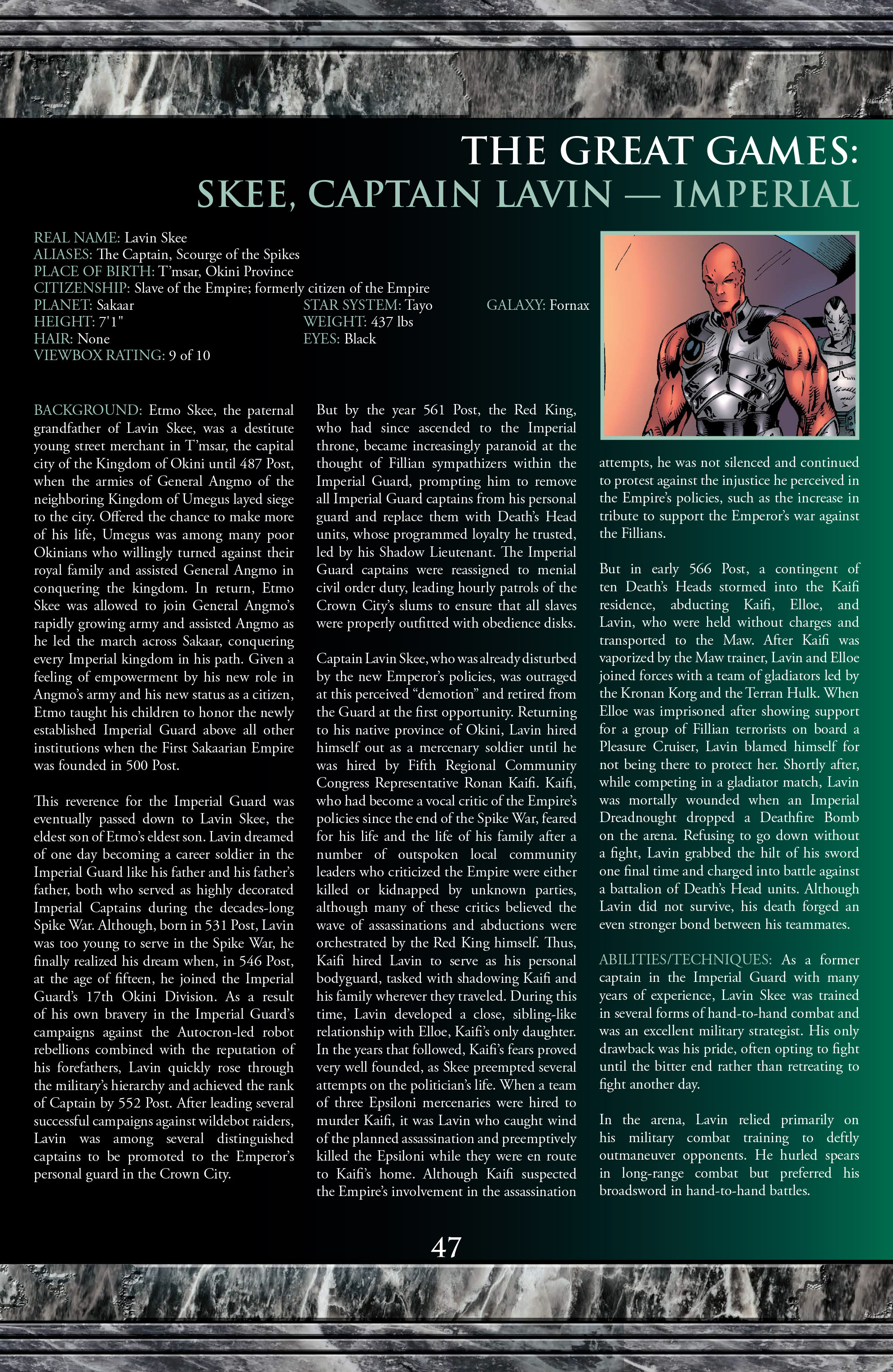 Read online Planet Hulk: Gladiator Guidebook comic -  Issue # Full - 46