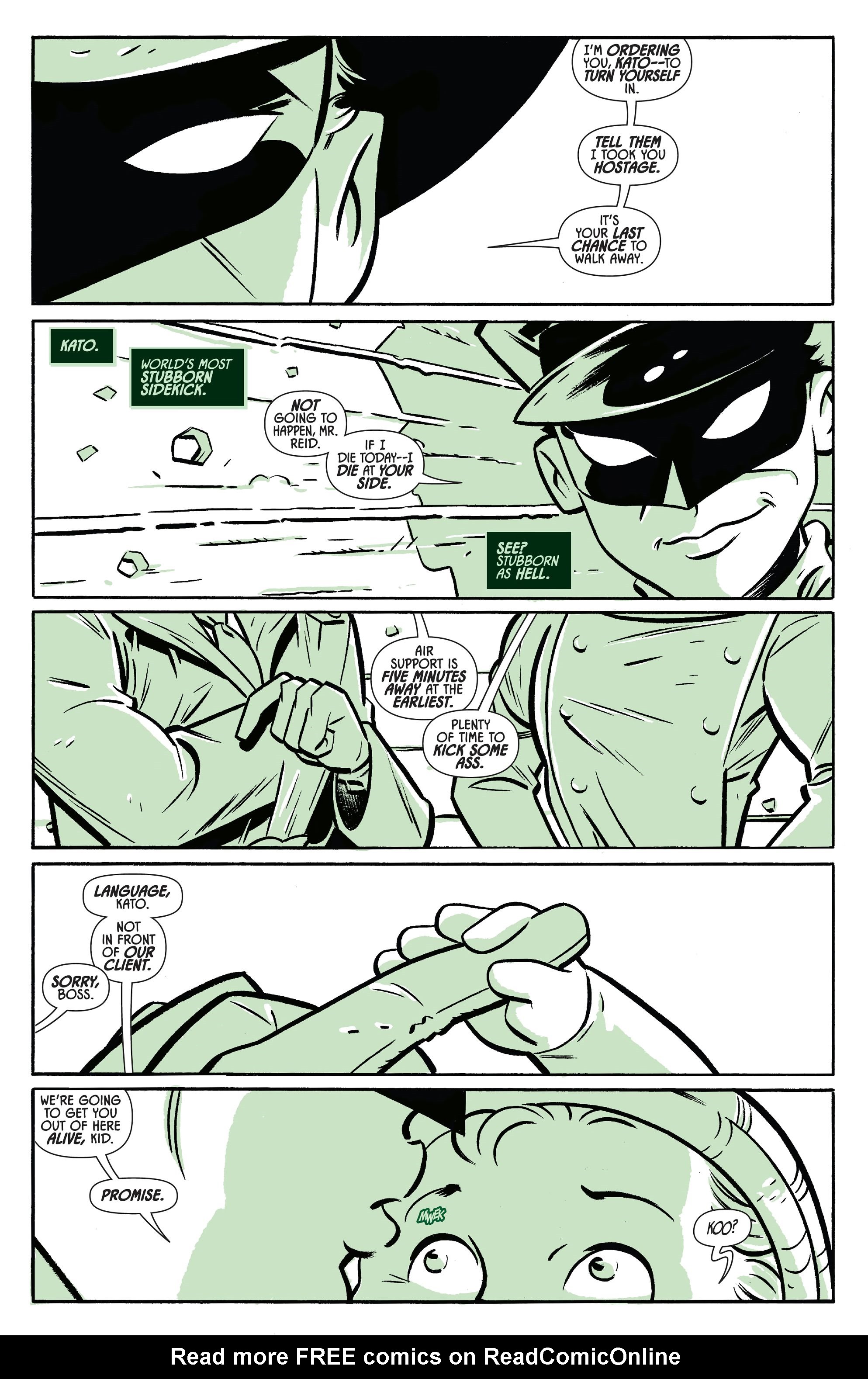 Read online The Green Hornet (2020) comic -  Issue # _Sky Lights Collection - 11