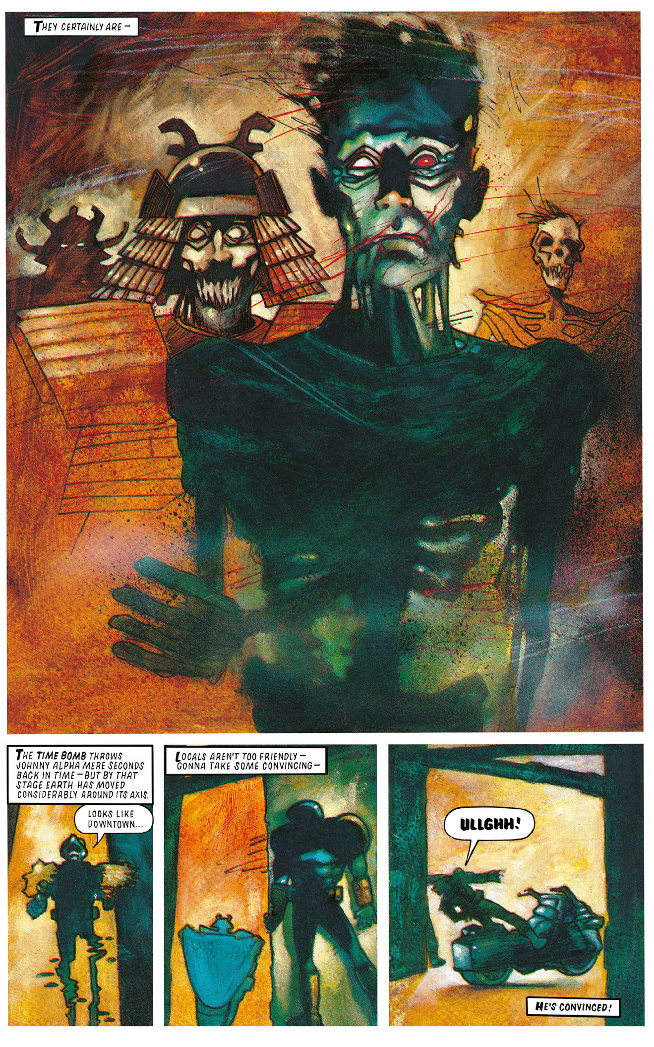 Read online Essential Judge Dredd: Judgement Day comic -  Issue # TPB - 47