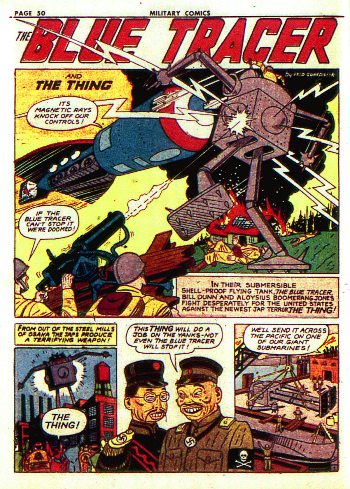 Read online Military Comics comic -  Issue #12 - 52