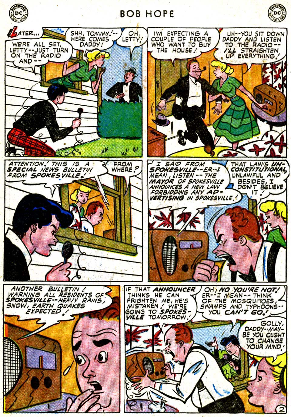 Read online The Adventures of Bob Hope comic -  Issue #24 - 38