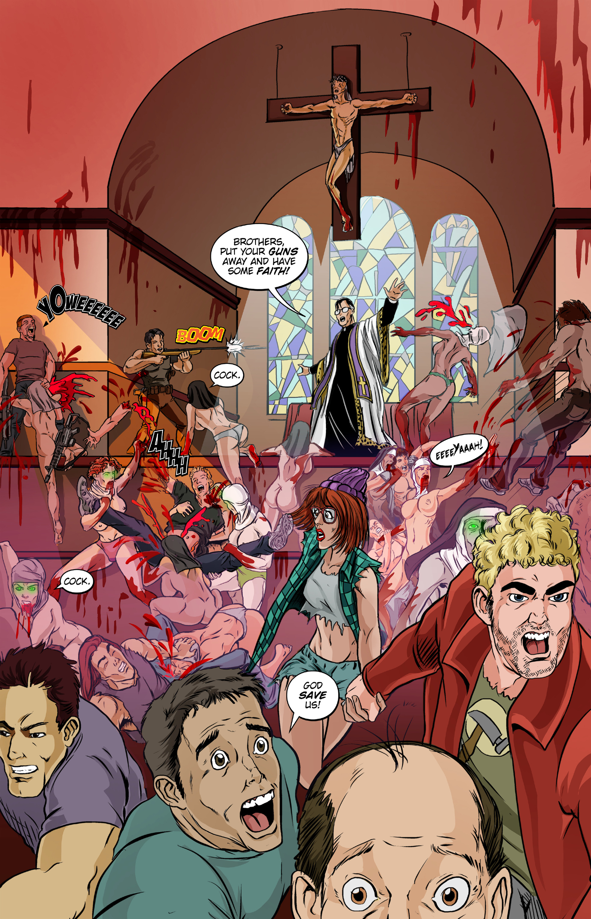 Read online Lesbian Zombies from Outer Space comic -  Issue #3 - 17