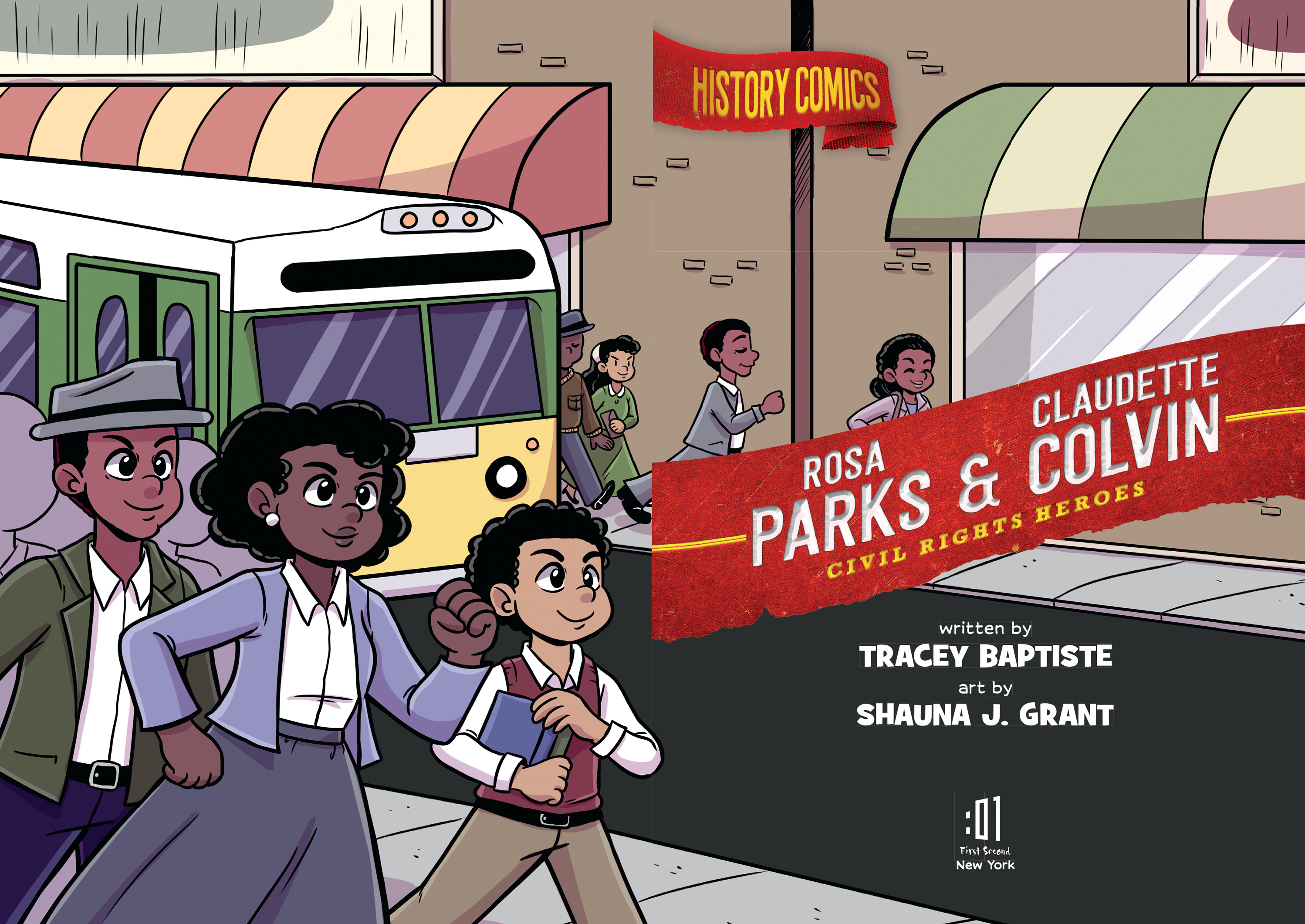 Read online History Comics comic -  Issue # Rosa Parks & Claudette Colvin - Civil Rights Heroes - 3