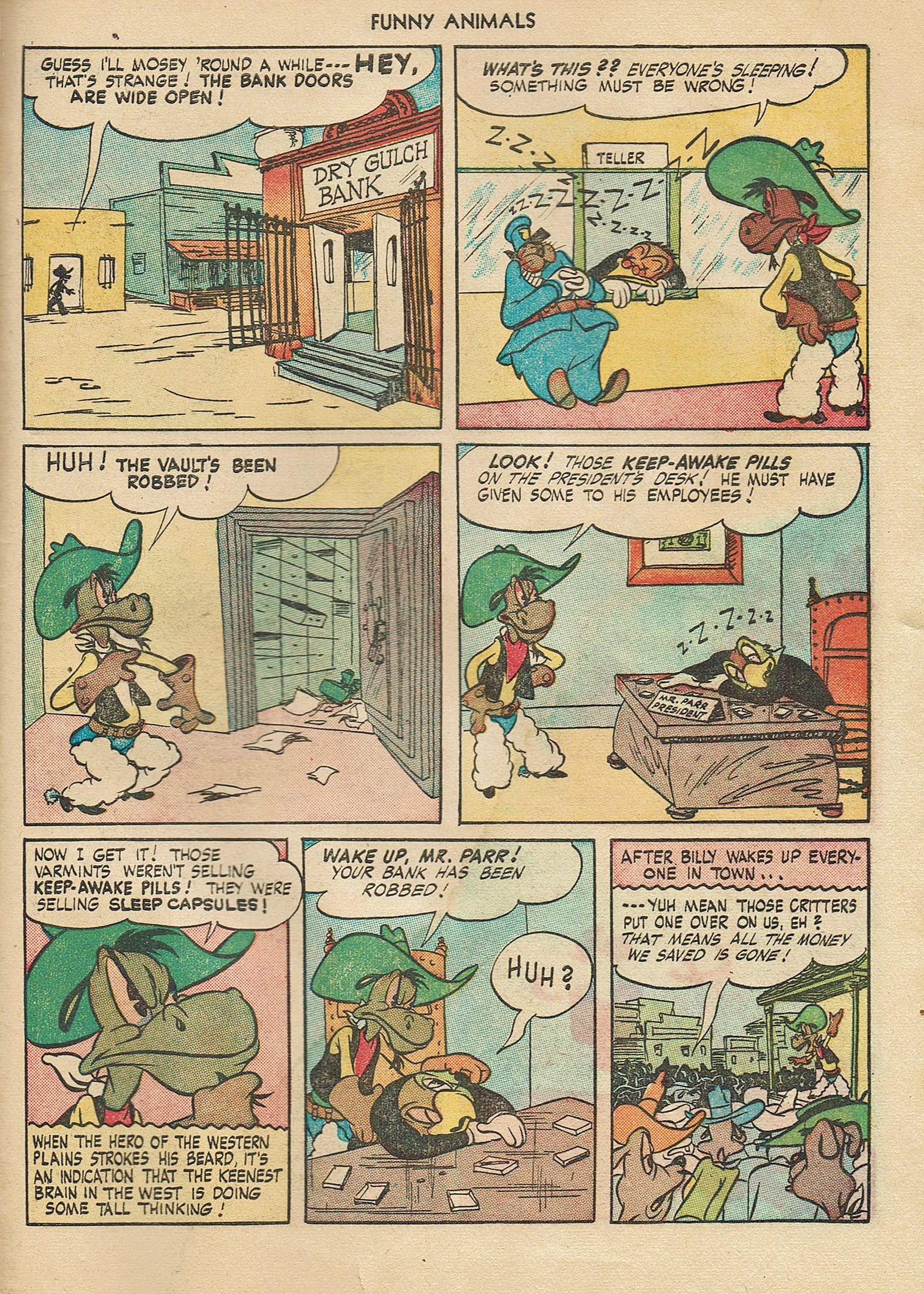 Read online Fawcett's Funny Animals comic -  Issue #46 - 45