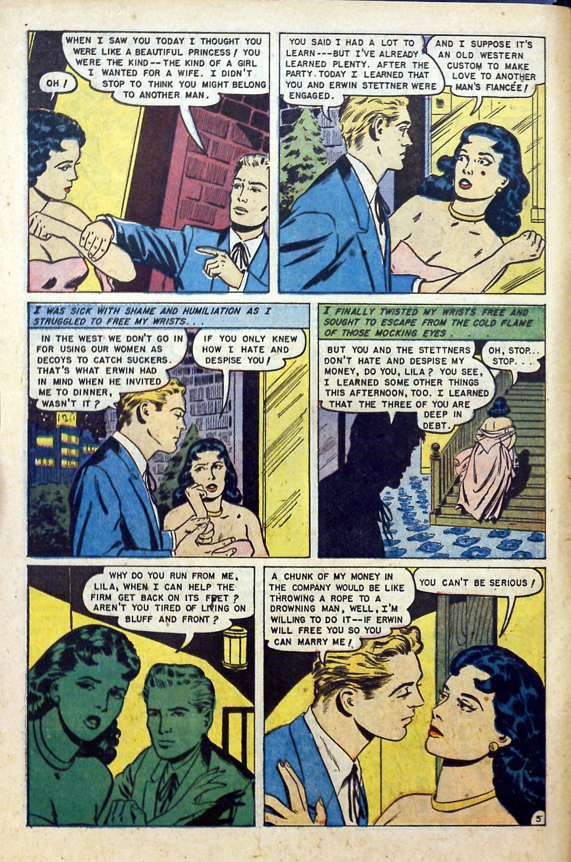 Read online Glamorous Romances comic -  Issue #68 - 14