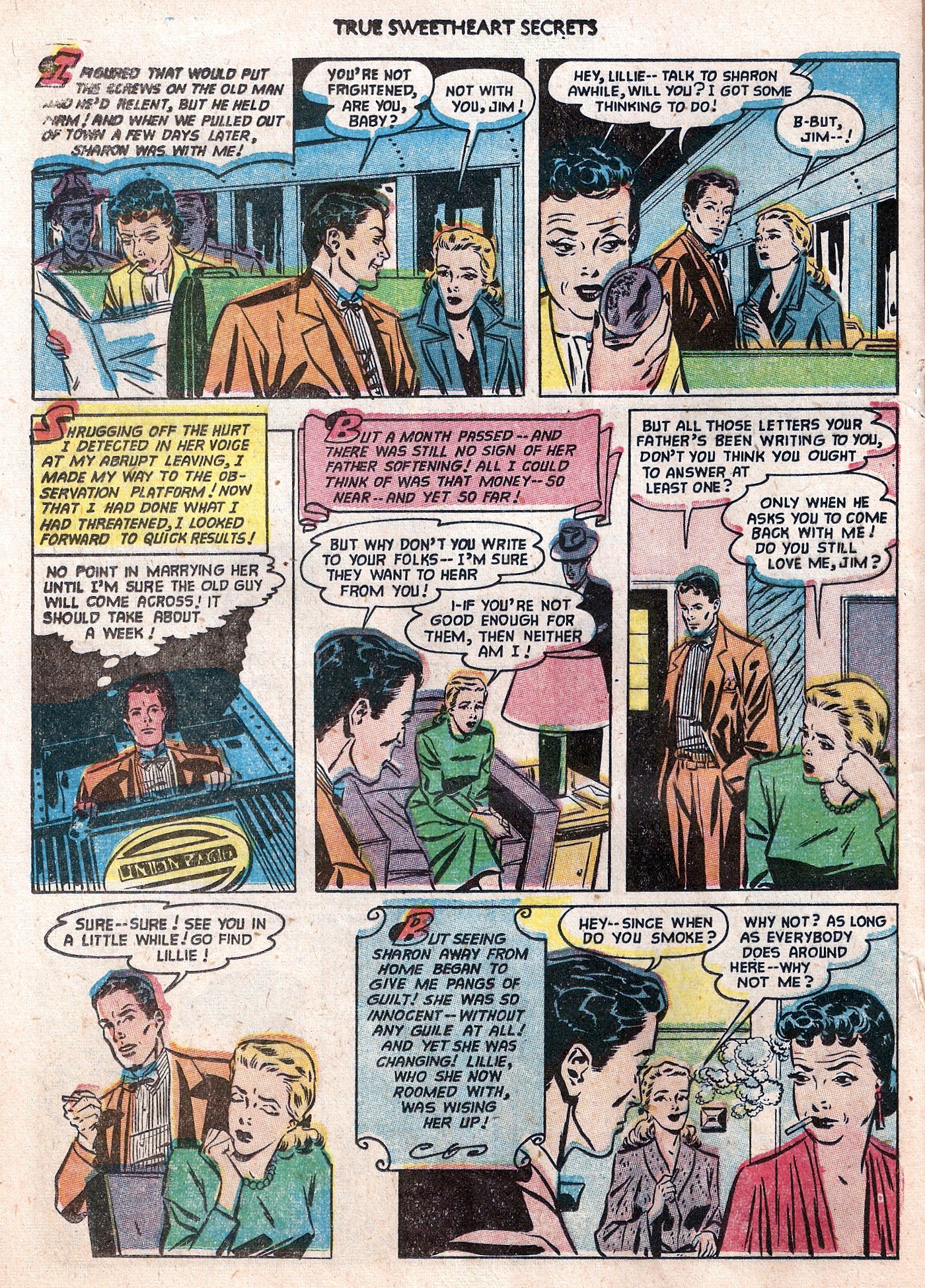 Read online True Sweetheart Secrets comic -  Issue #11 - 20