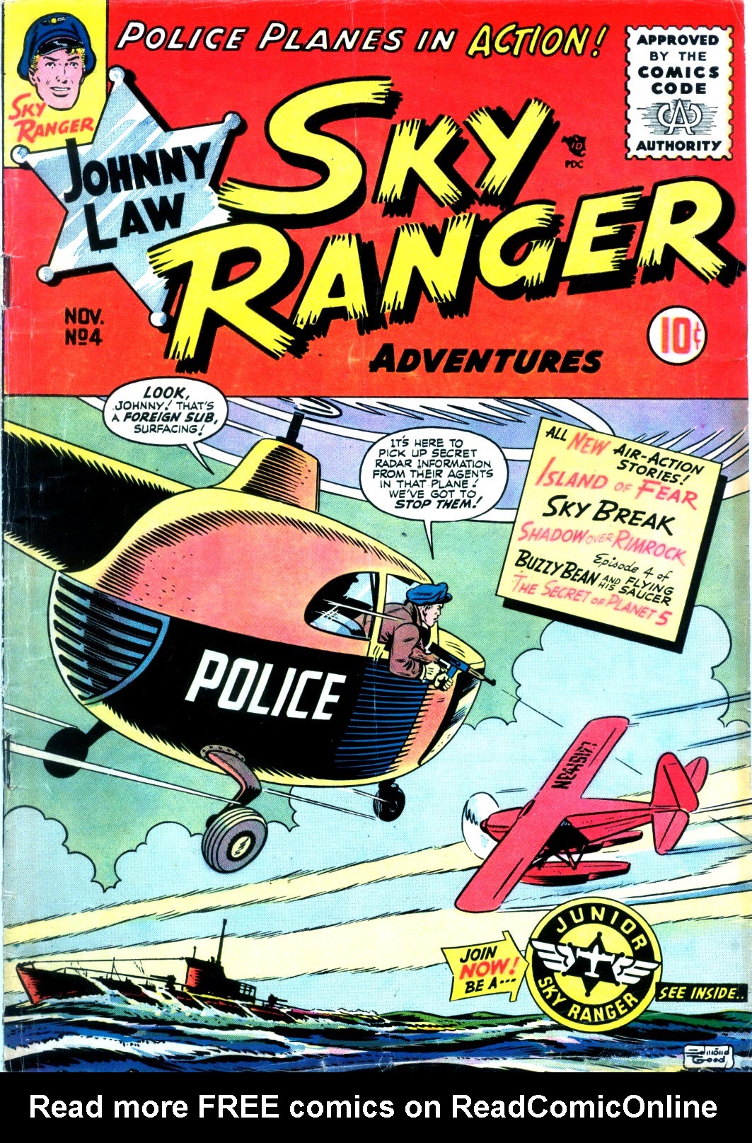 Read online Johnny Law Sky Ranger Adventures comic -  Issue #4 - 1