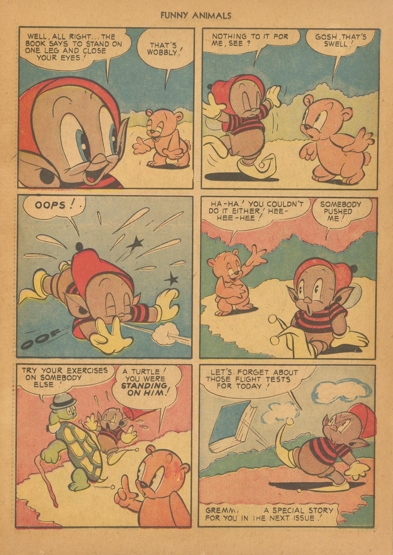 Read online Fawcett's Funny Animals comic -  Issue #12 - 21