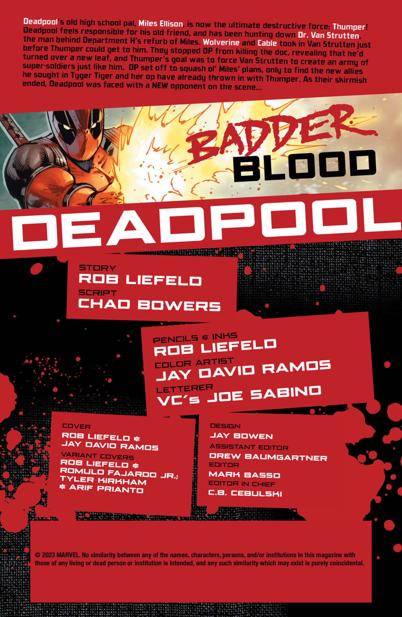 Read online Deadpool: Badder Blood comic -  Issue #2 - 2