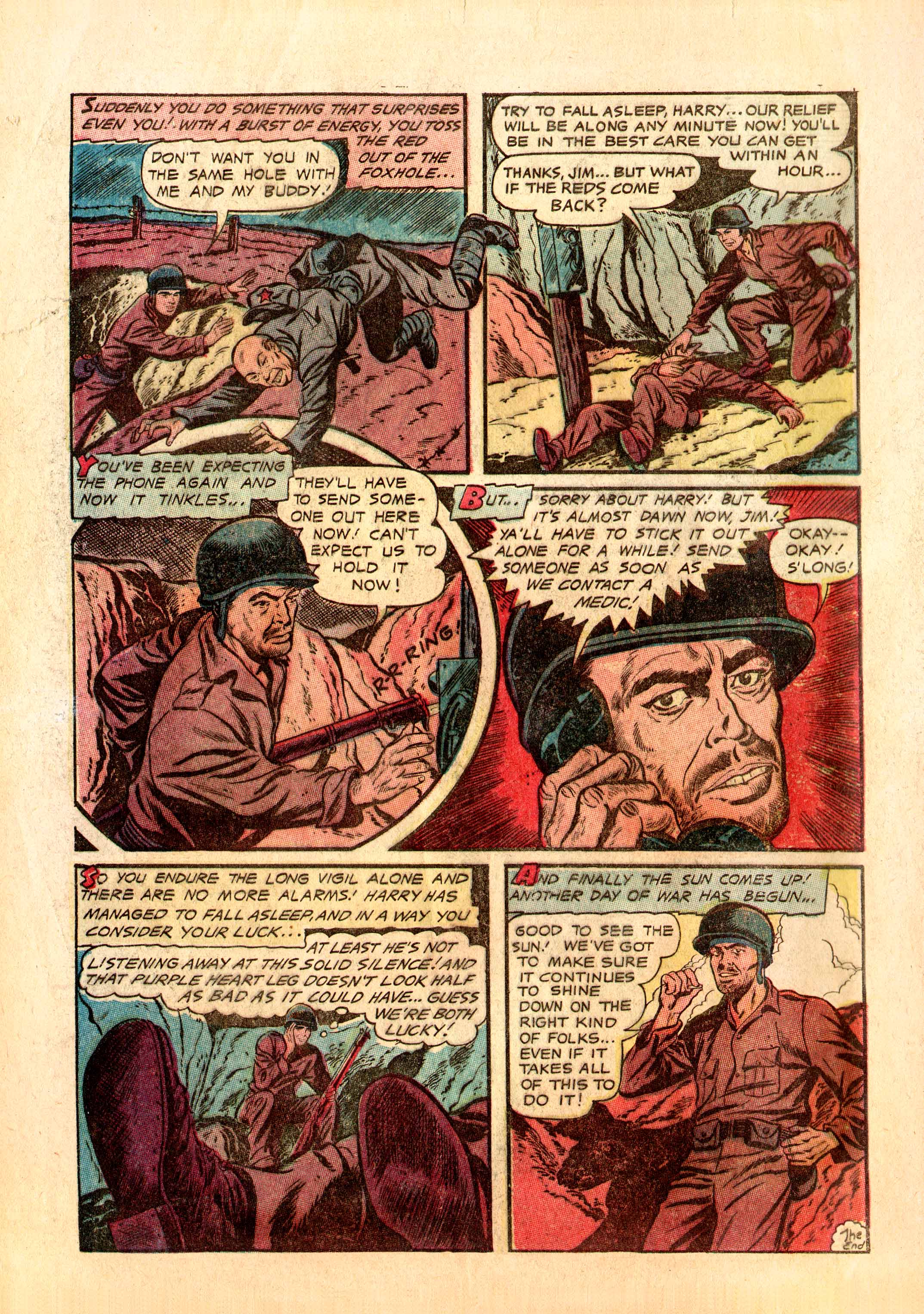 Read online Men in Action (1957) comic -  Issue #3 - 34