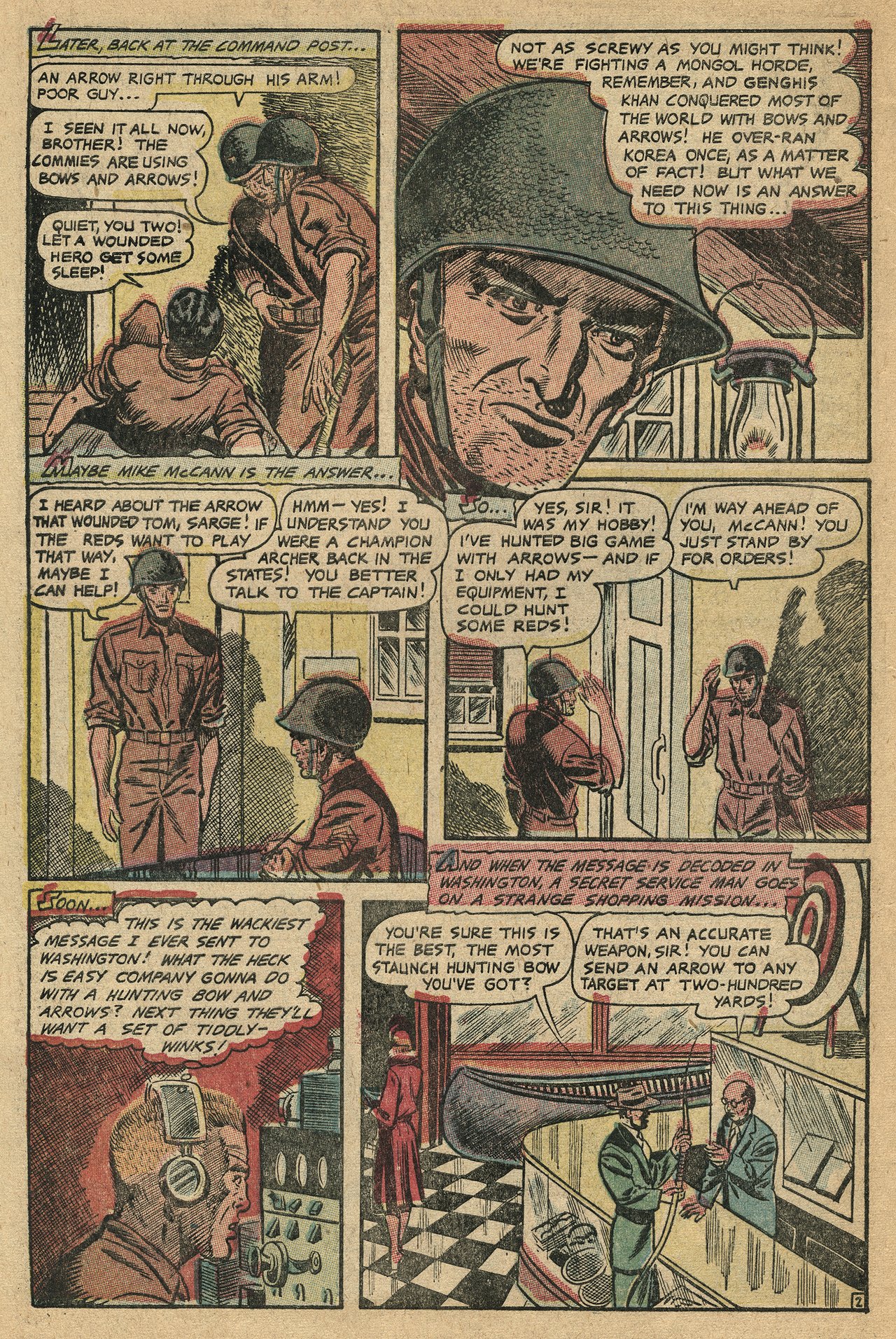Read online Men in Action (1957) comic -  Issue #4 - 28