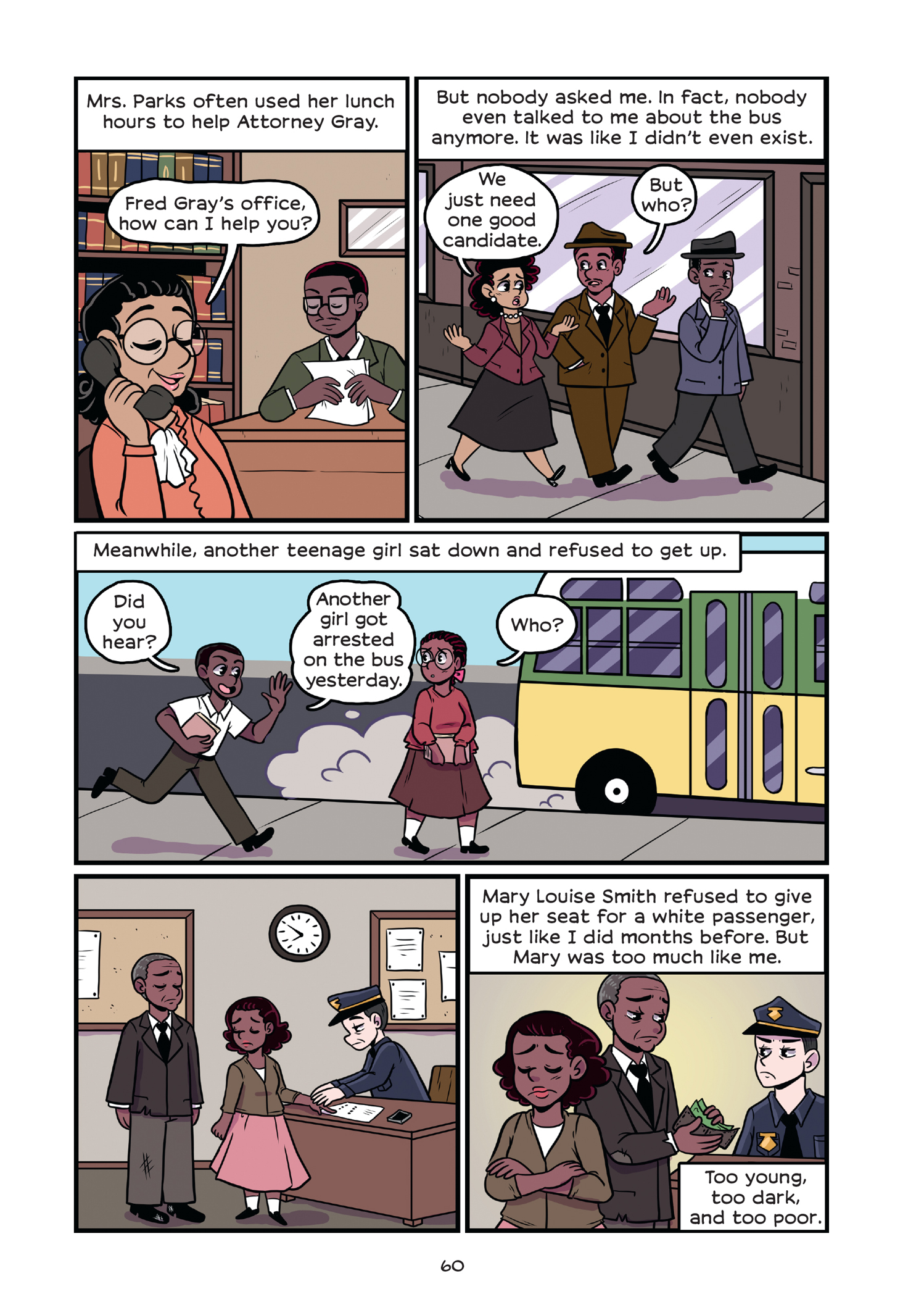 Read online History Comics comic -  Issue # Rosa Parks & Claudette Colvin - Civil Rights Heroes - 65