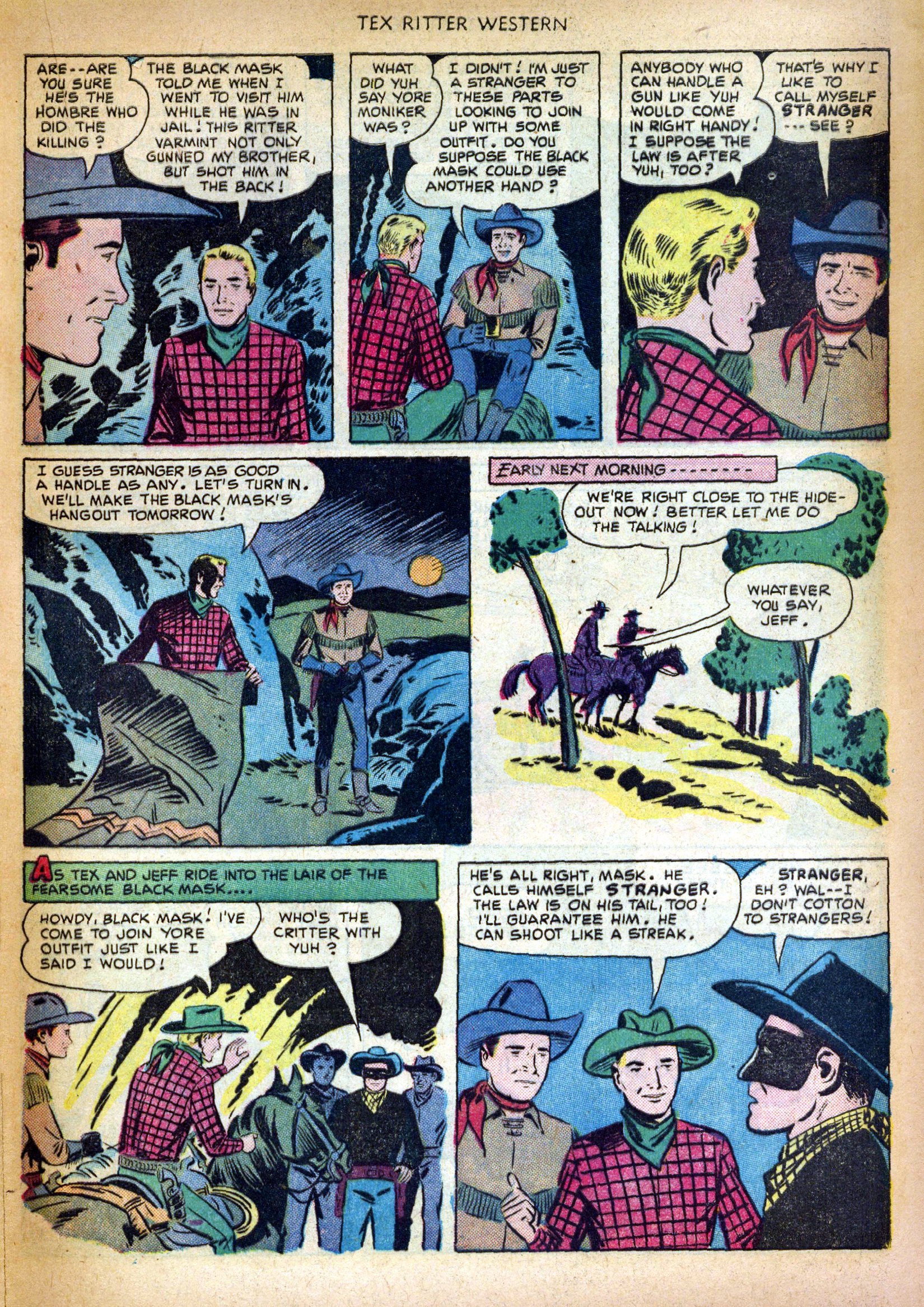 Read online Tex Ritter Western comic -  Issue #6 - 21