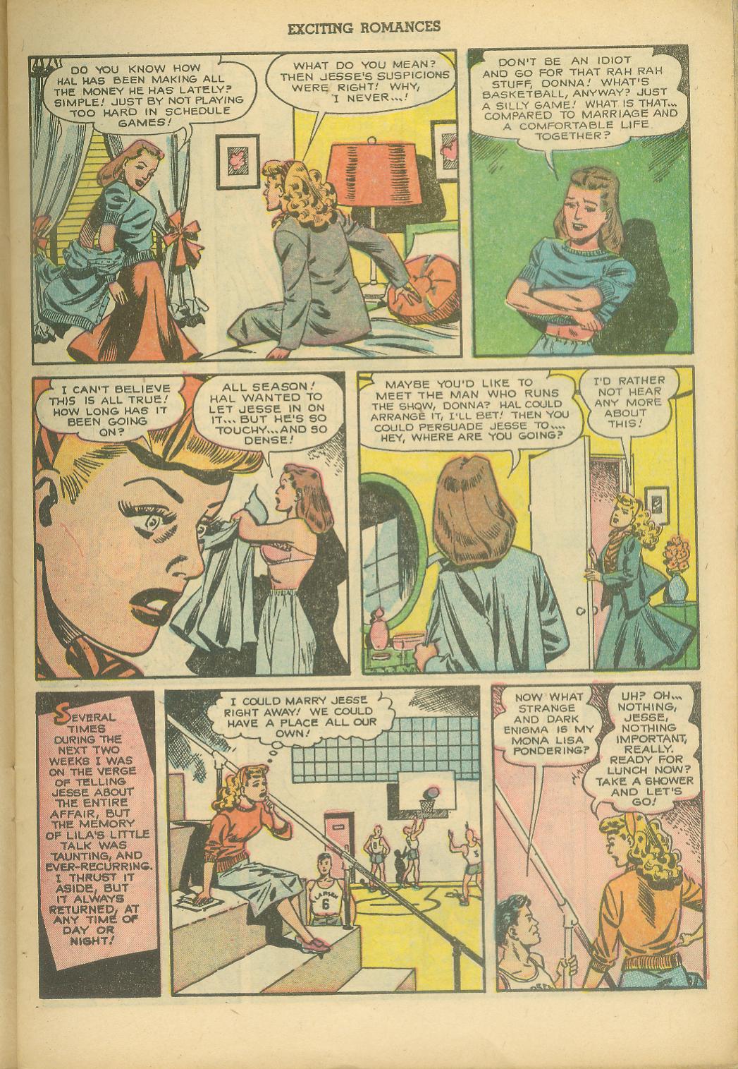 Read online Exciting Romances comic -  Issue #6 - 7