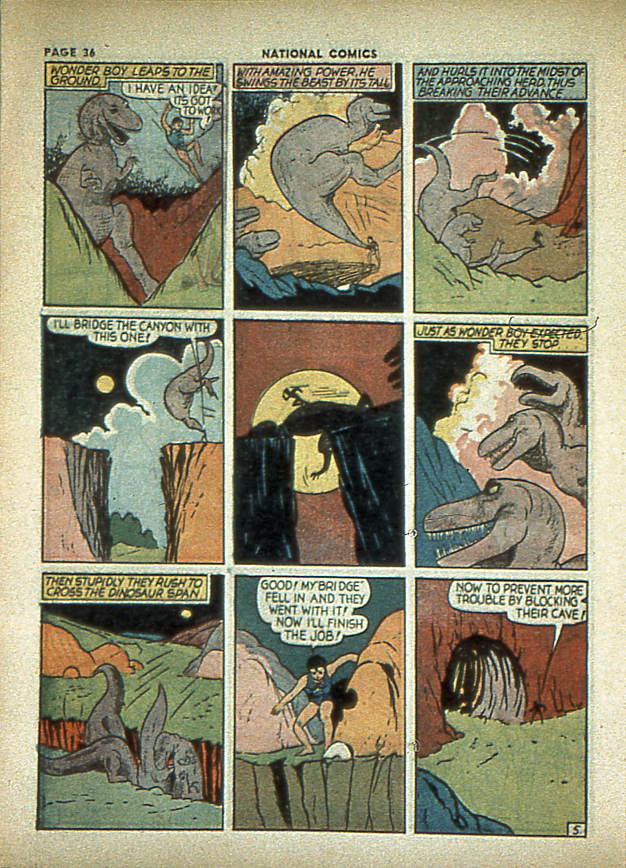 Read online National Comics comic -  Issue #4 - 38