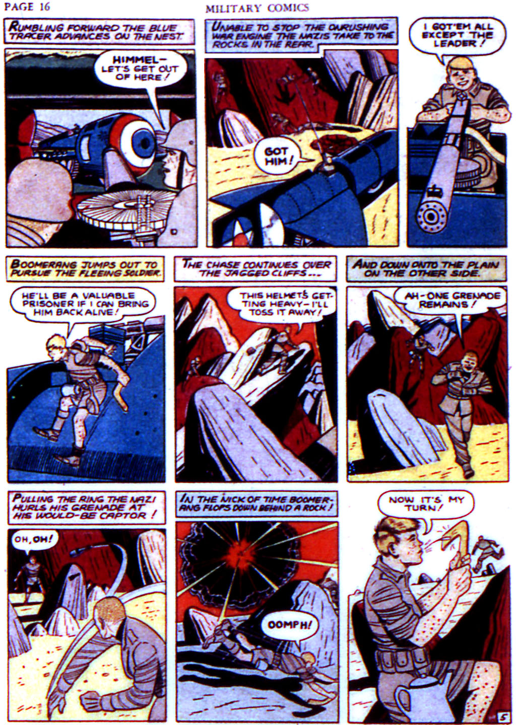 Read online Military Comics comic -  Issue #6 - 18