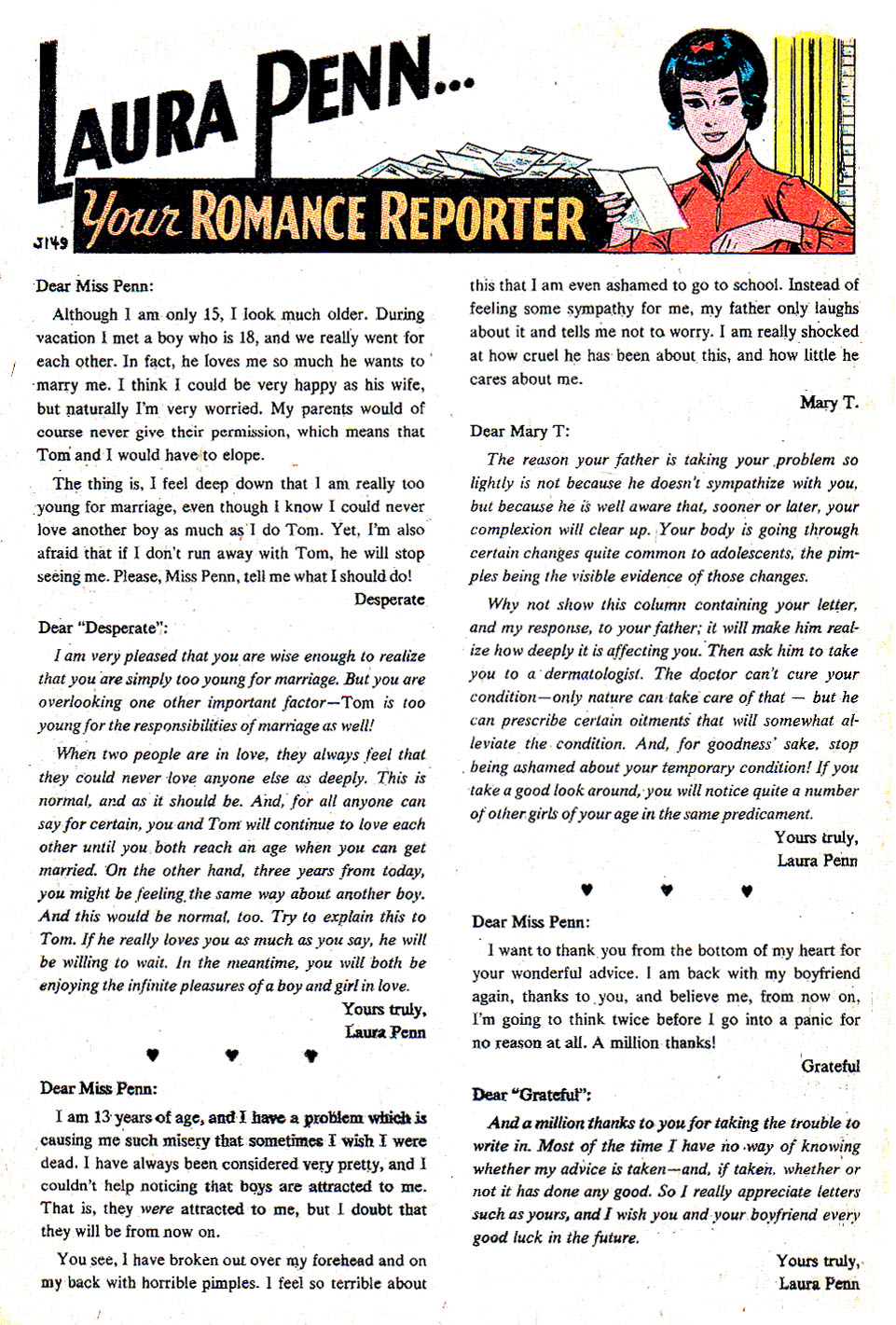 Read online Young Romance comic -  Issue #160 - 34